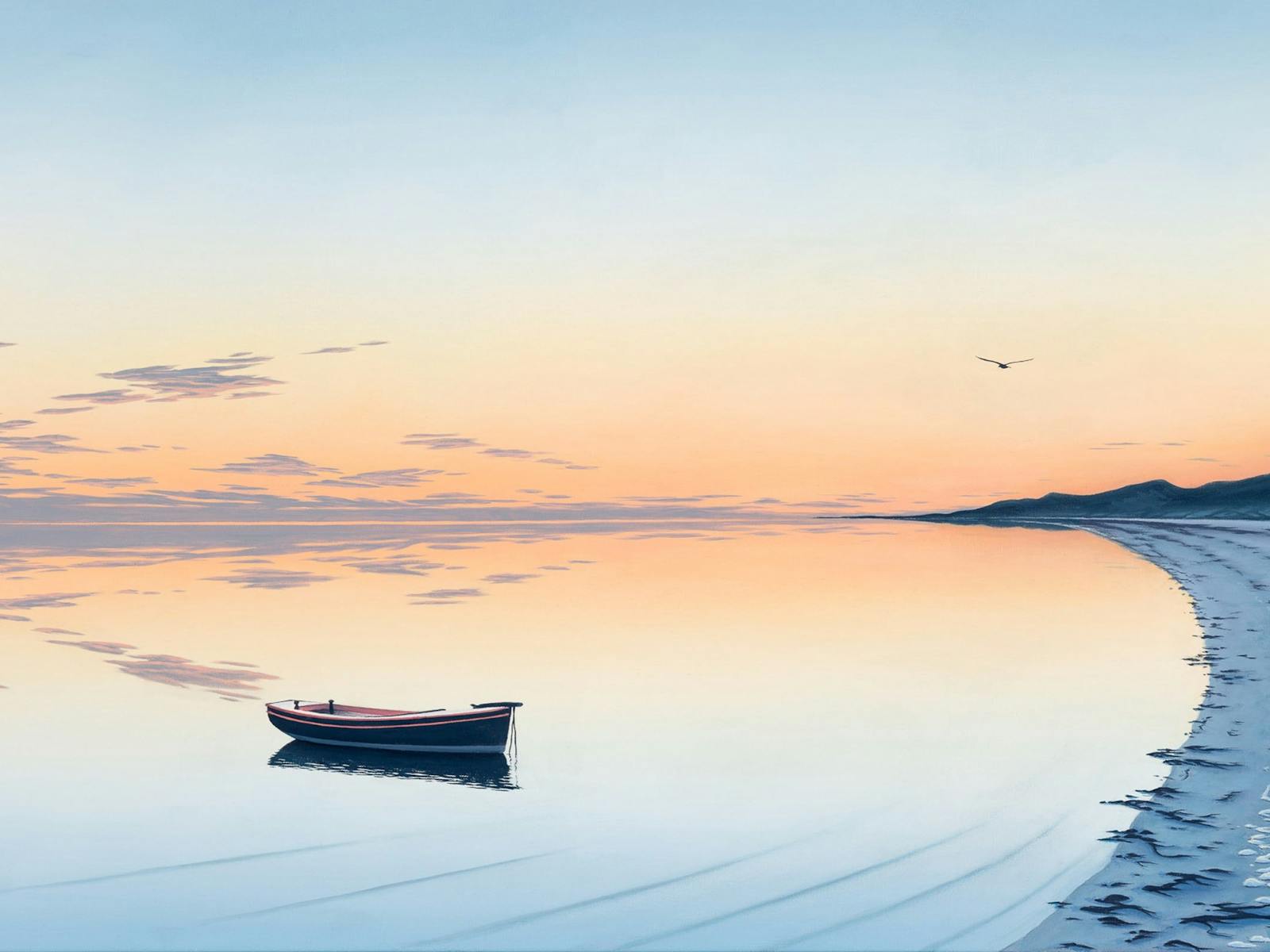 Tess 3. Oil painting by Richard Stanley. (Award Winner 'Waterways Exhibition, Hobart '