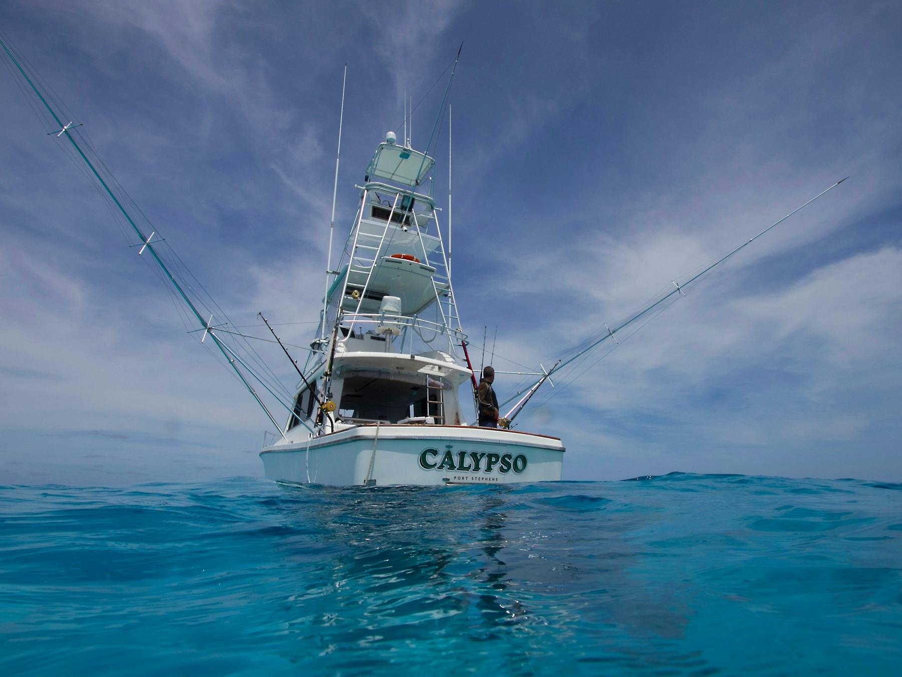 Calypso Fishing Adventures is fully licensed and surveyed with the Captain and crew