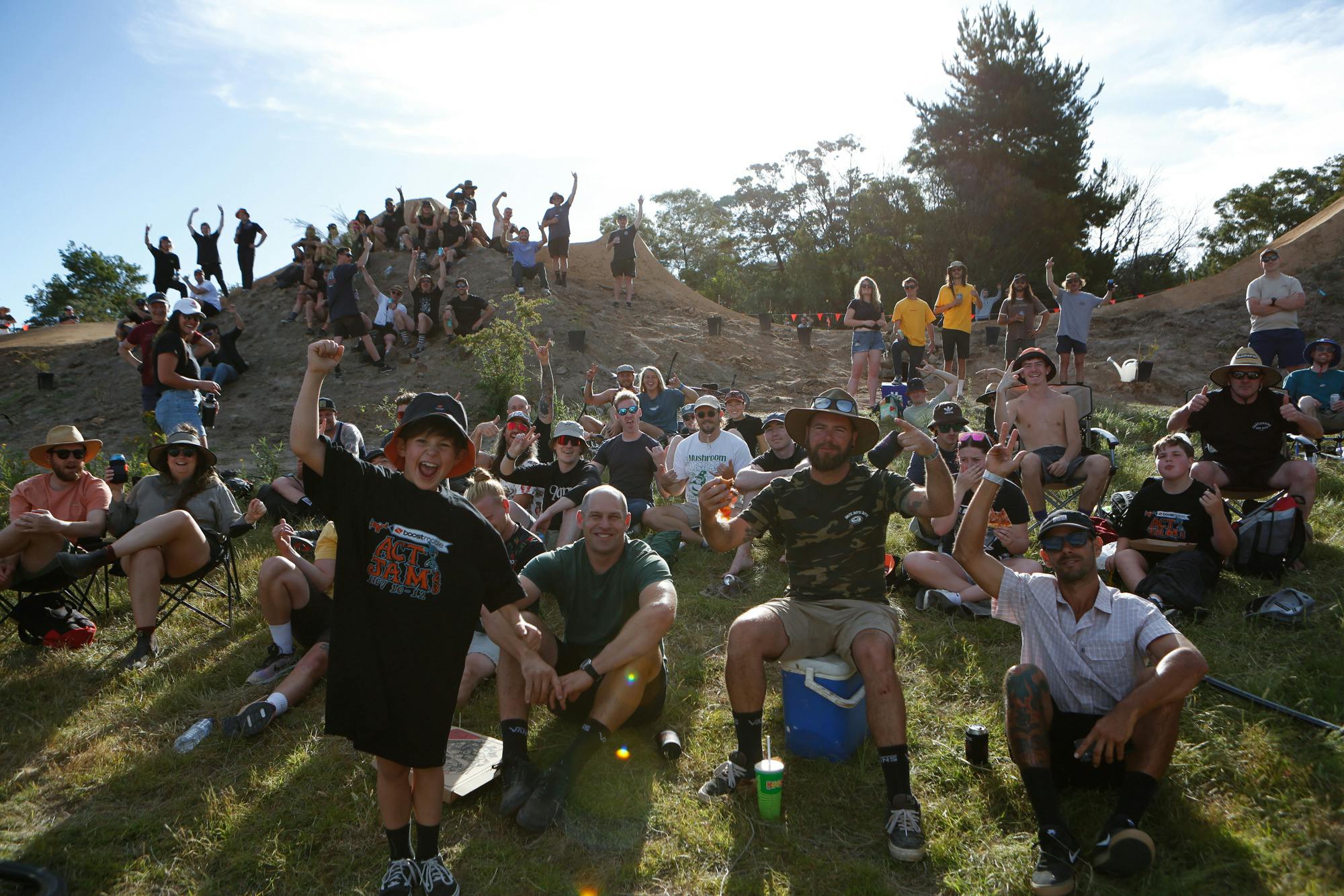 ACT JAM crowd at Stromlo Forest Park 2023