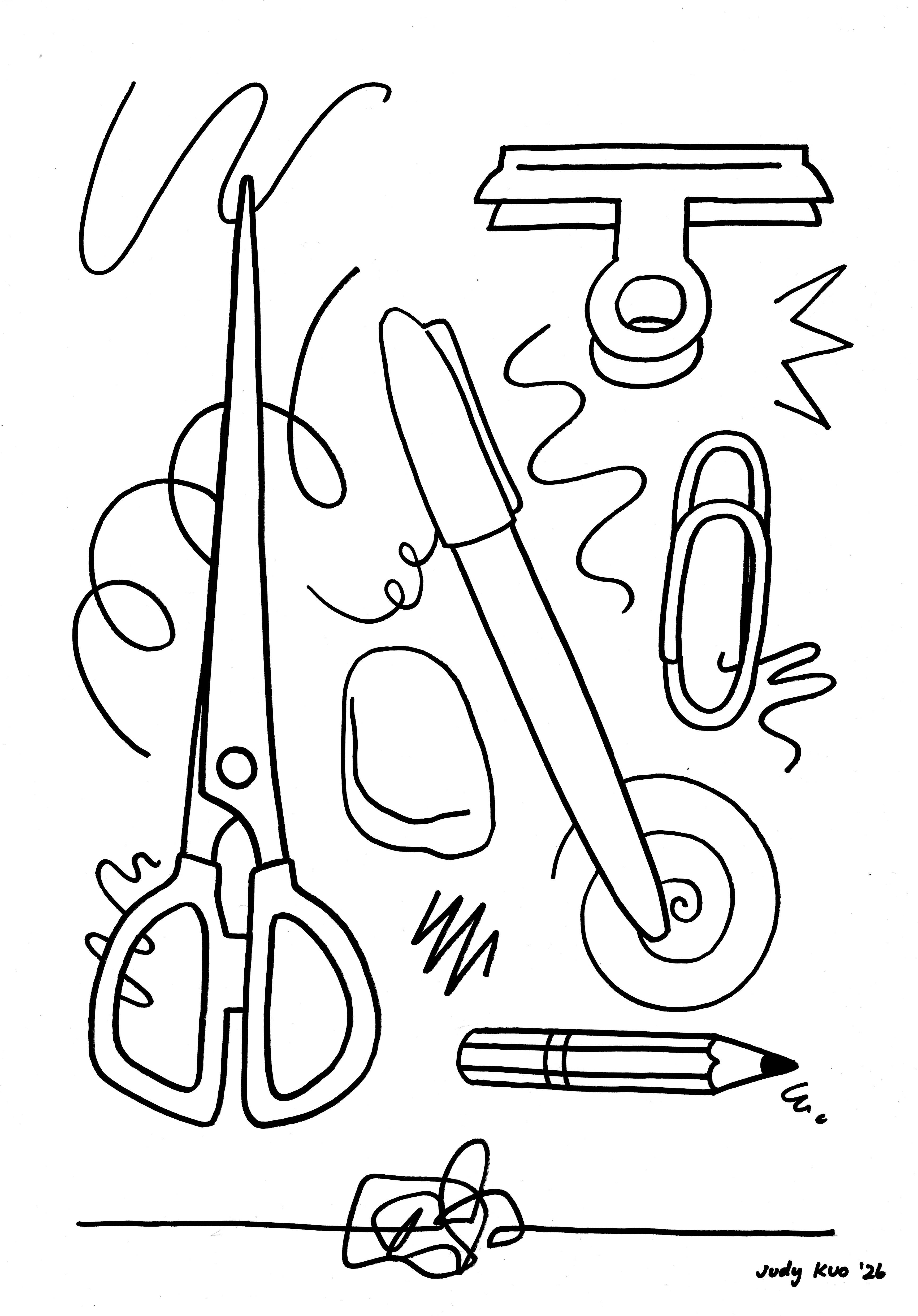 Judy Kuo. Tools. Digital image. Image courtesy of the artist.