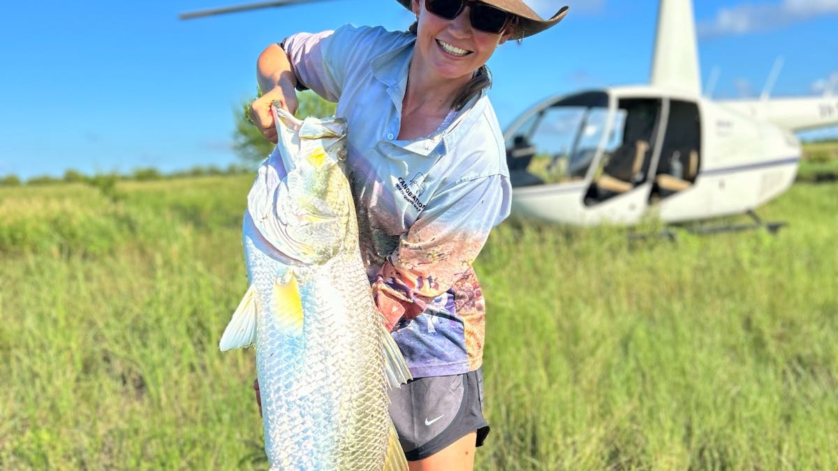 Barramundi Heli- Fishing Barramundi Heli- Fishing