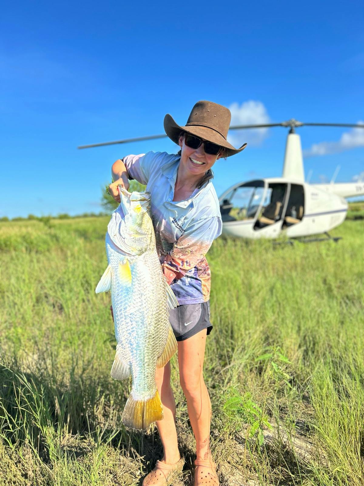 Barramundi Heli- Fishing