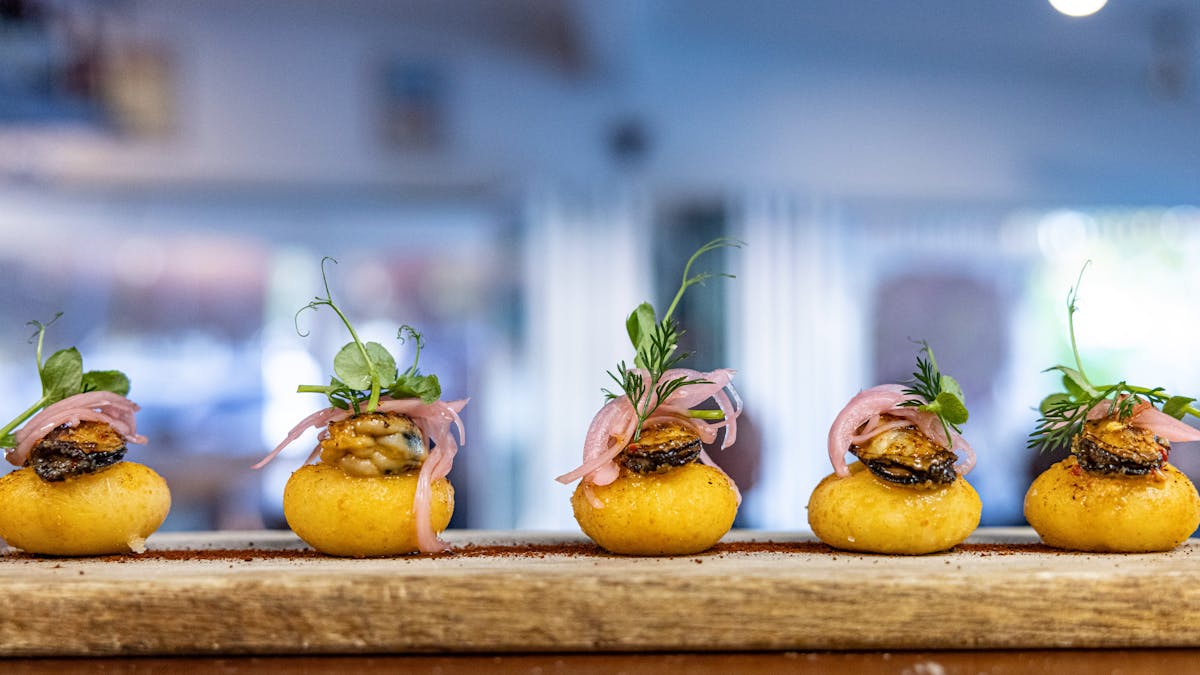 Pintxos are small delicious starters to help the digestive juices flow  at Seabean Tapas Bar
