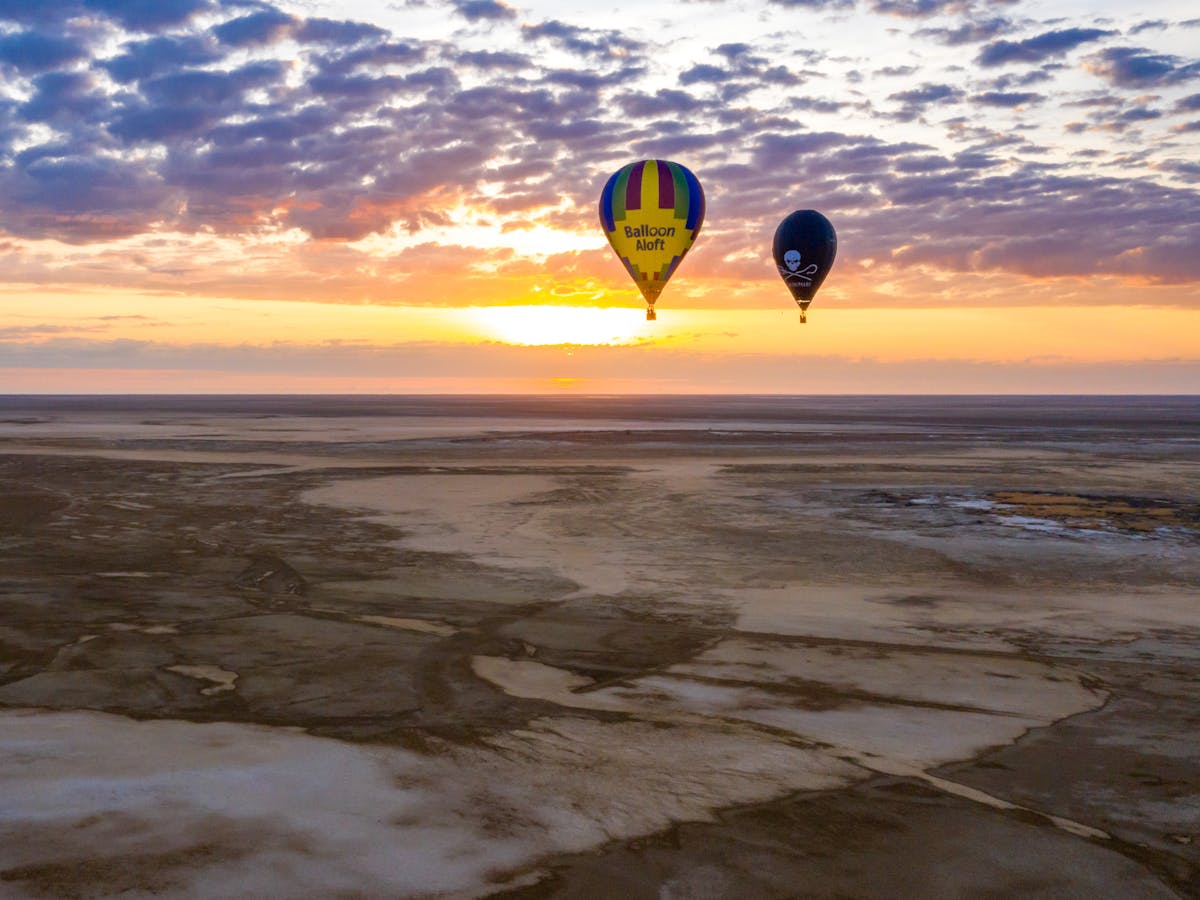 Balloon Flight over Guld Country, Burketown, QLD