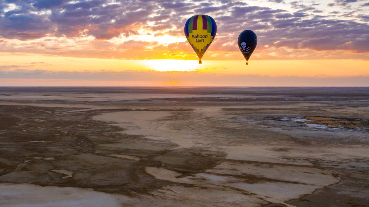 Balloon Flight over Guld Country, Burketown, QLD