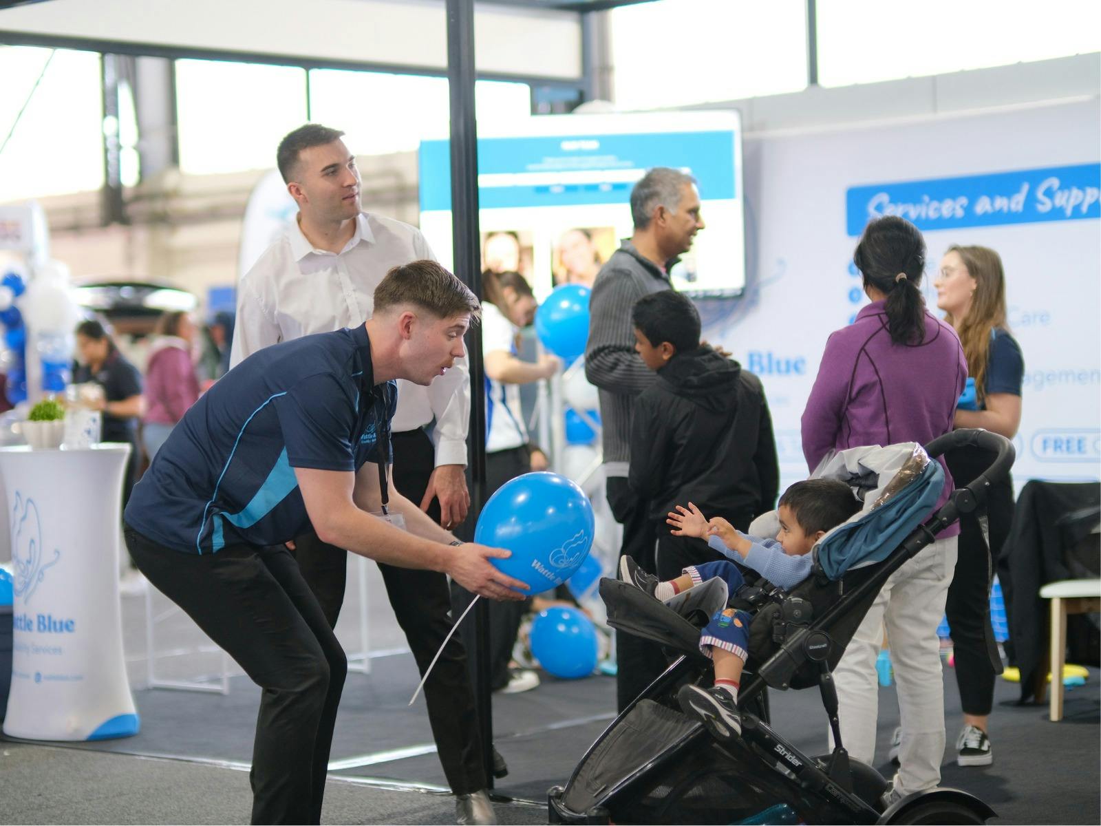Crowd shot of the Canberra Disability Expo 2023