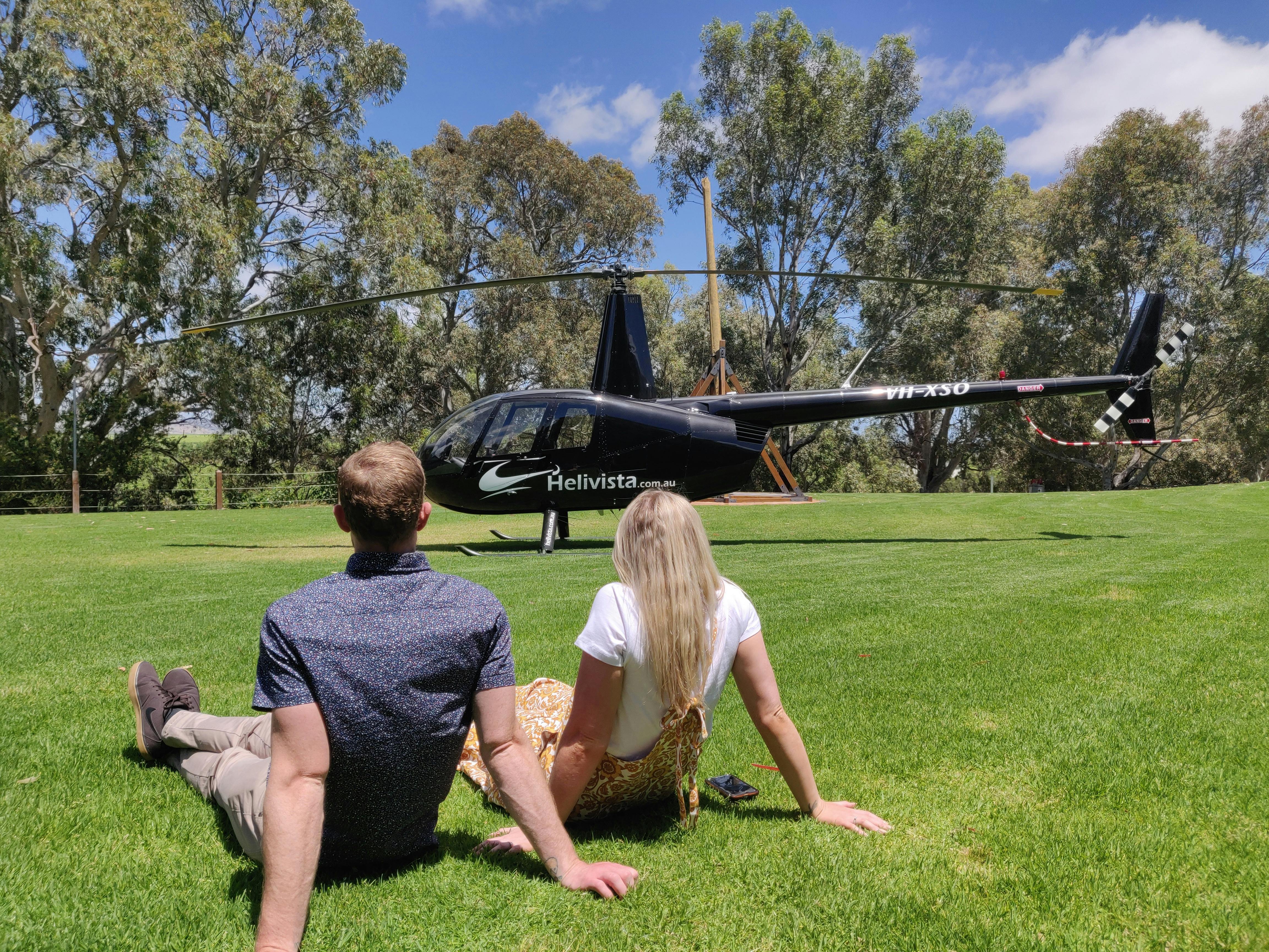 relaxing before the next stage of the Wine Flight