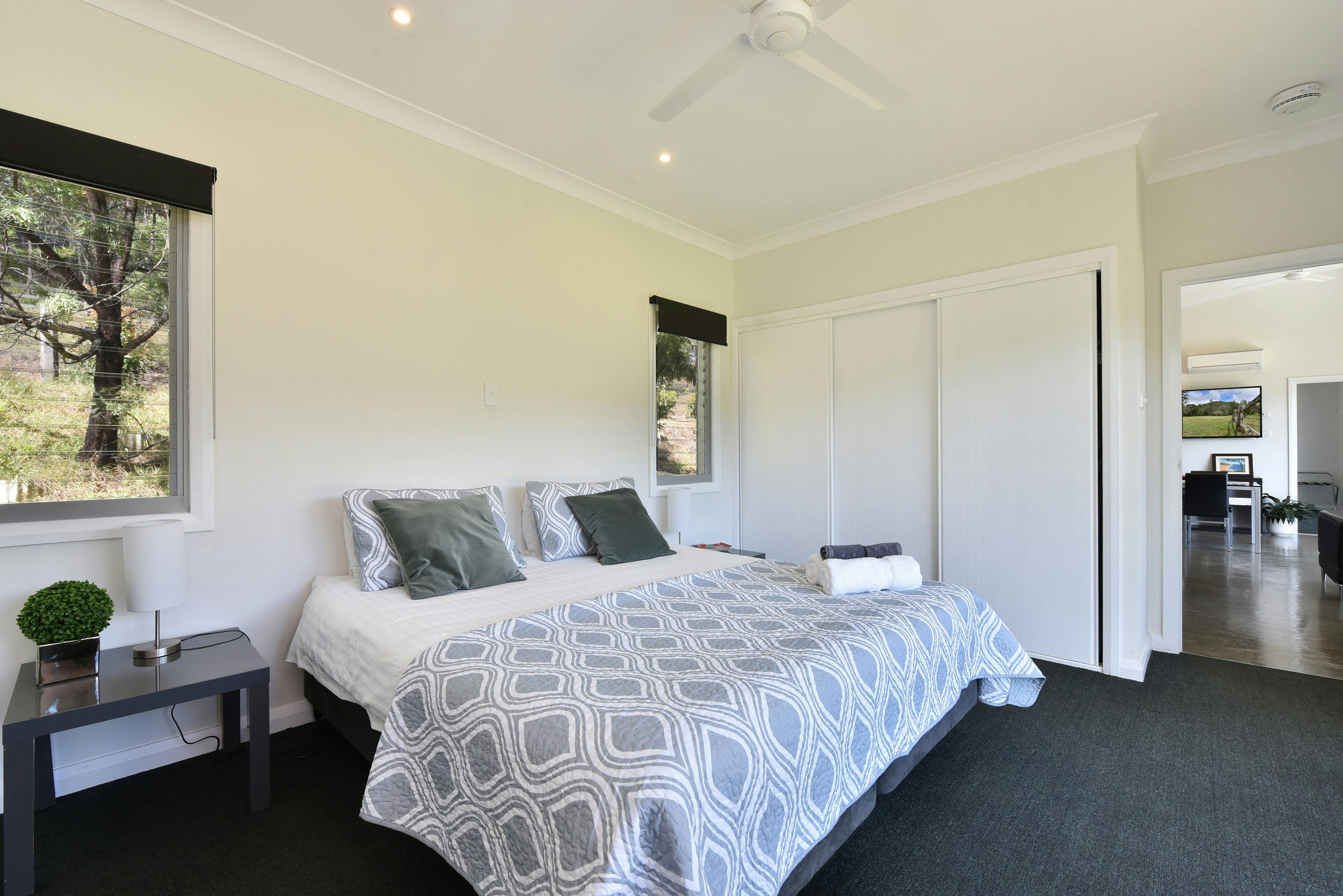 All bedrooms have views across the valley