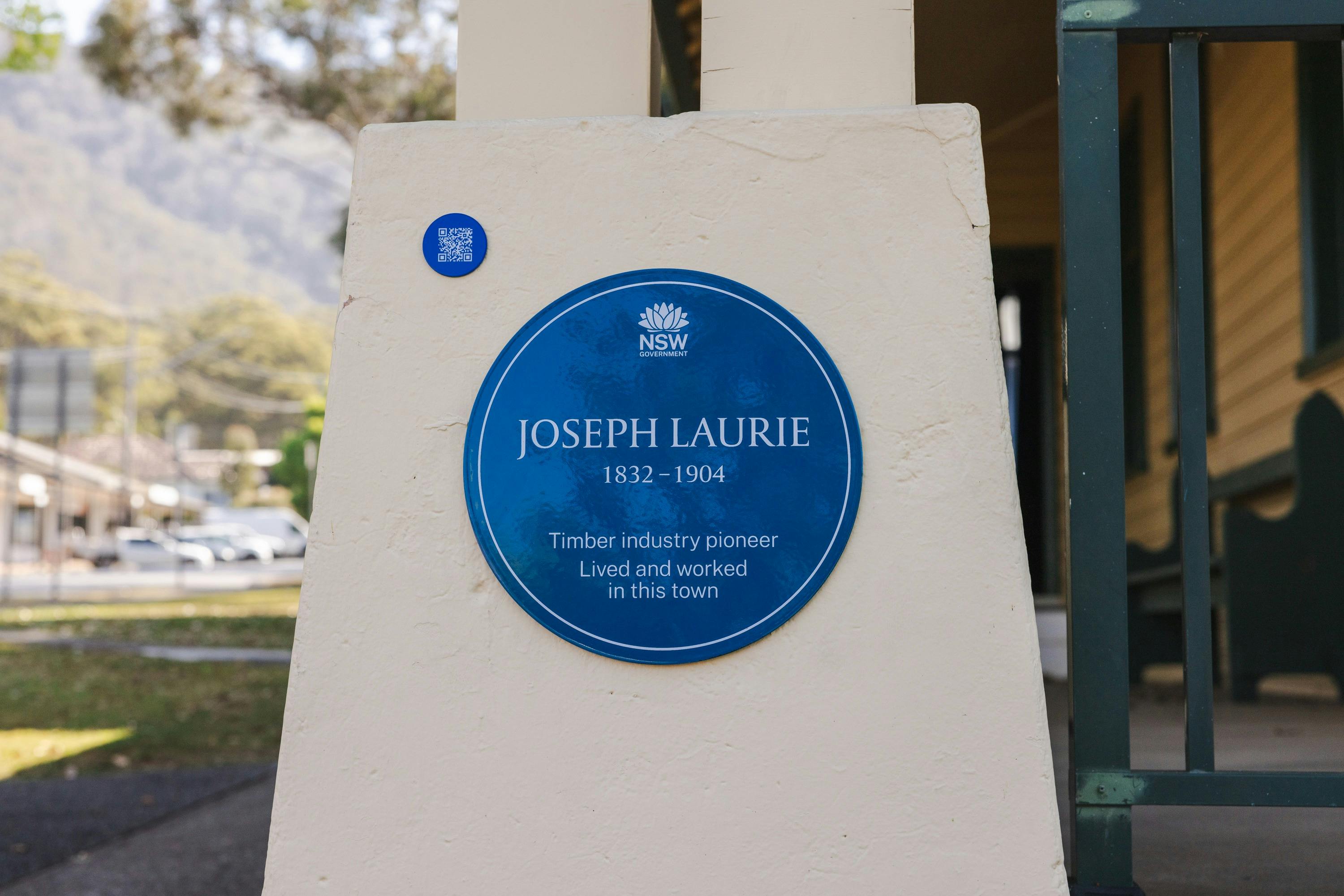 Joseph Laurie Blue Plaque