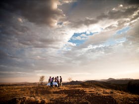 Sundowner drinks atop your own mountain
