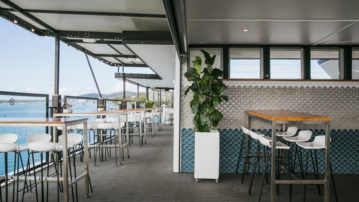 Top level Sunset Cocktail Bar with River views