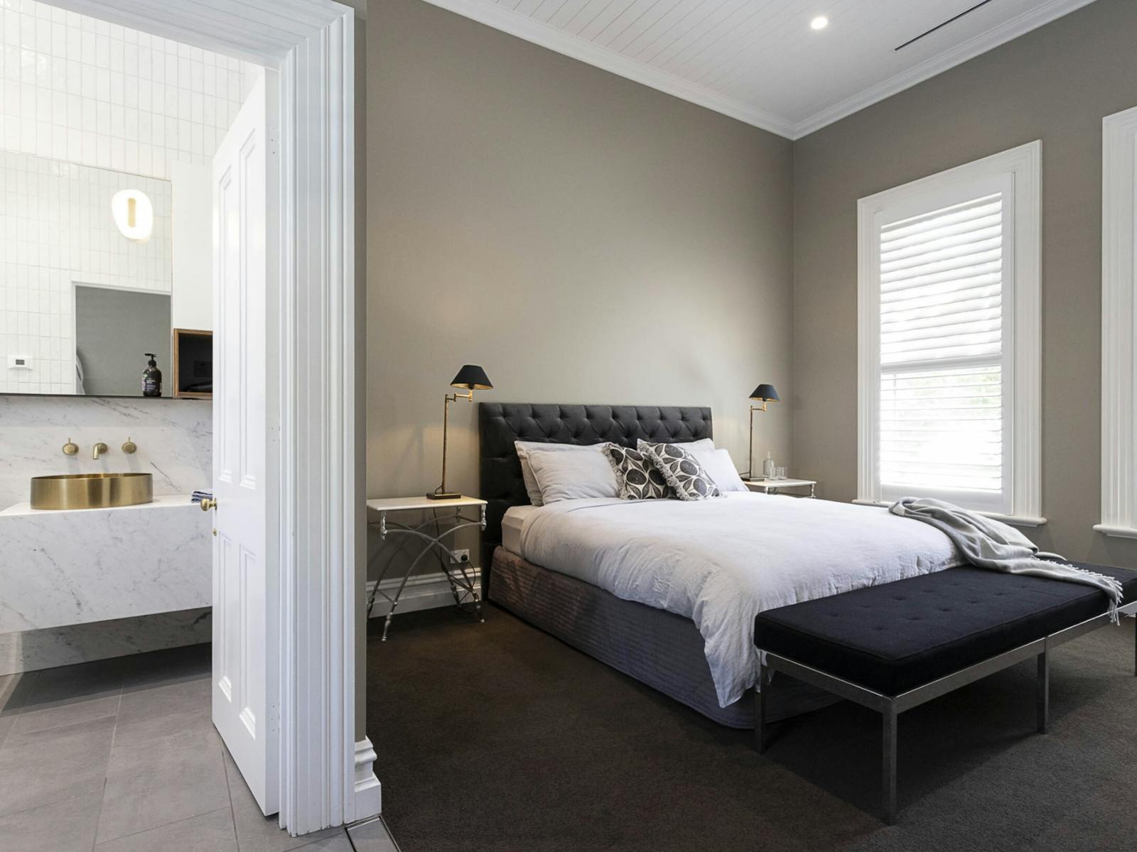 bedroom at The Brewer's House