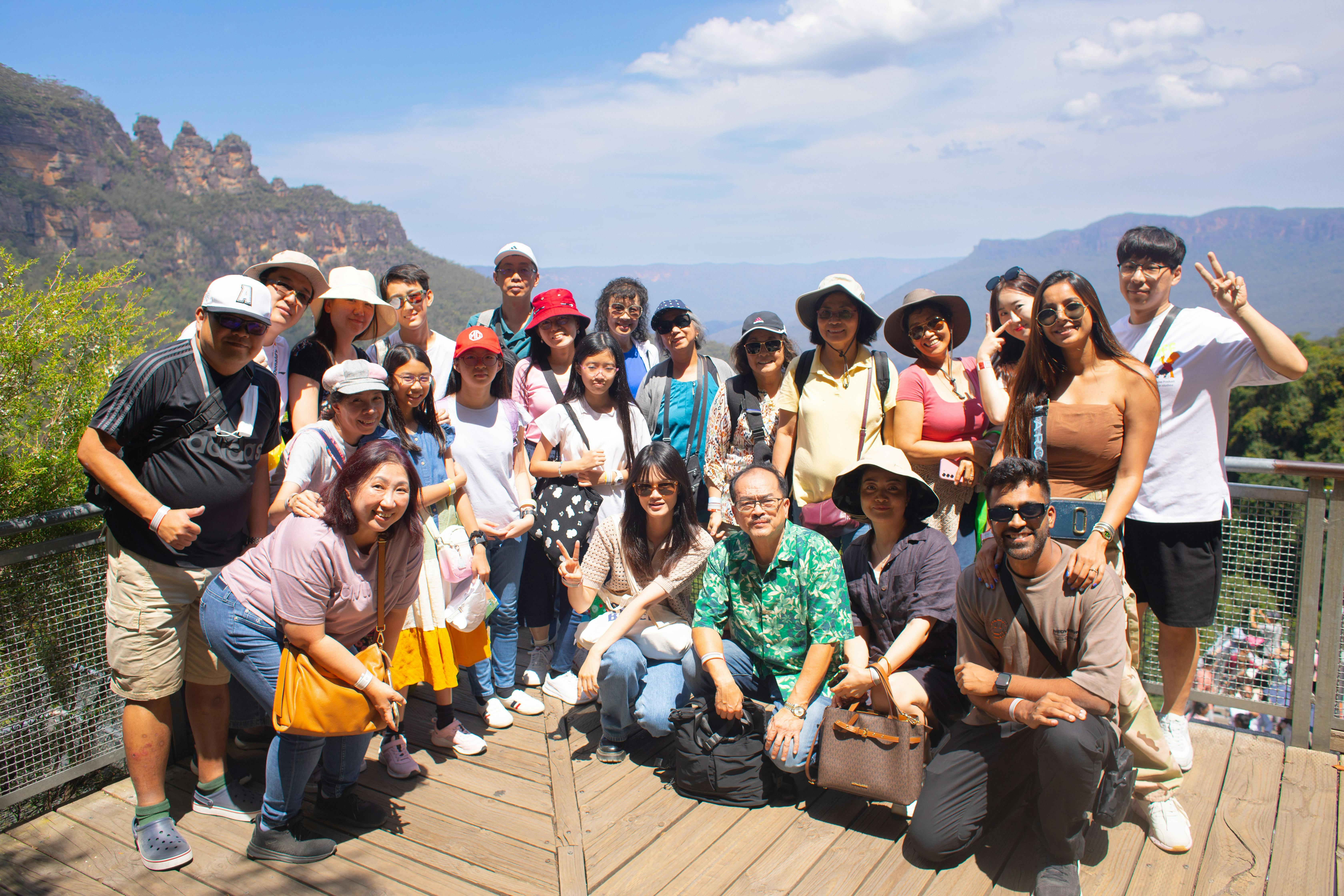 group at echo point
