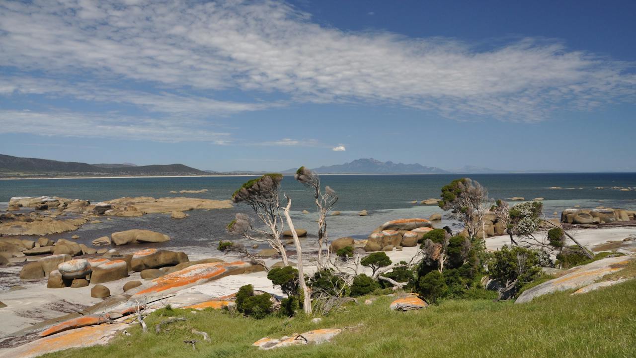 Sawyers Bay west coast Flinders Island