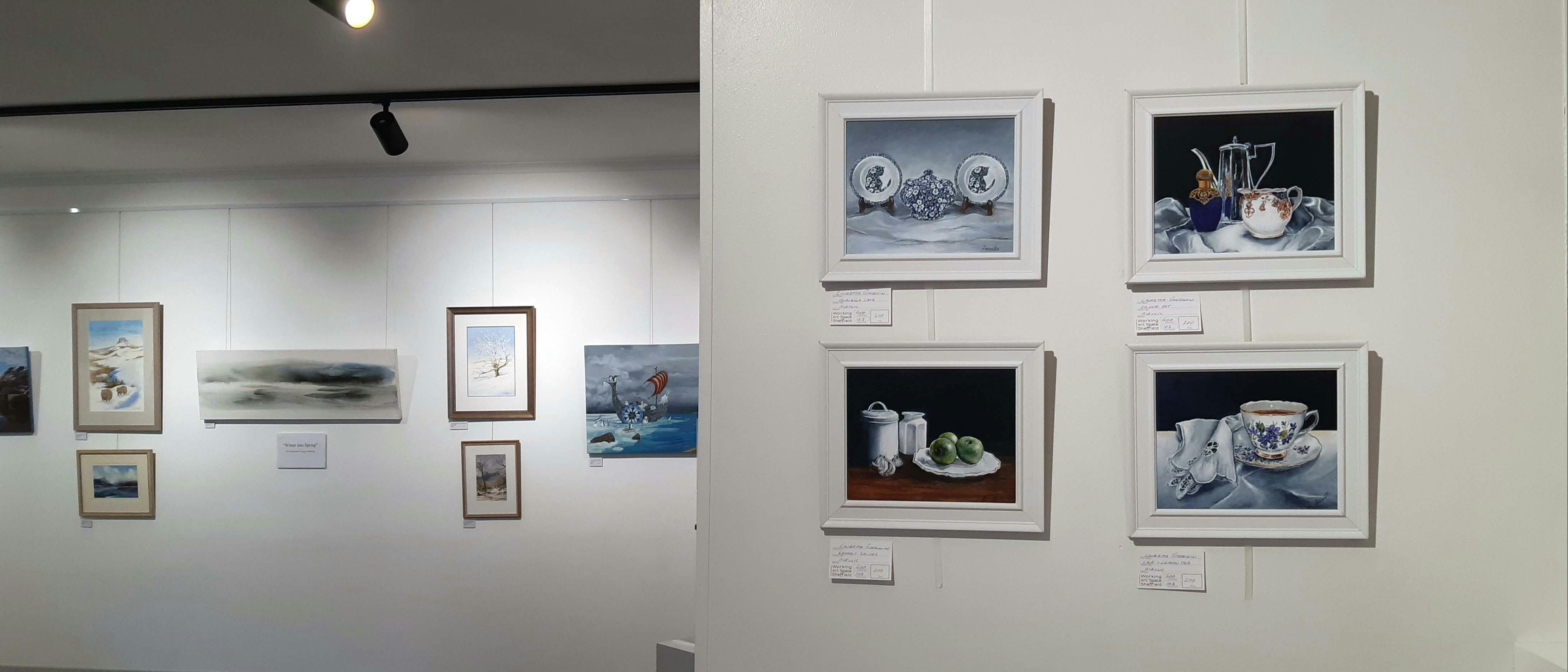 From behind Book Display