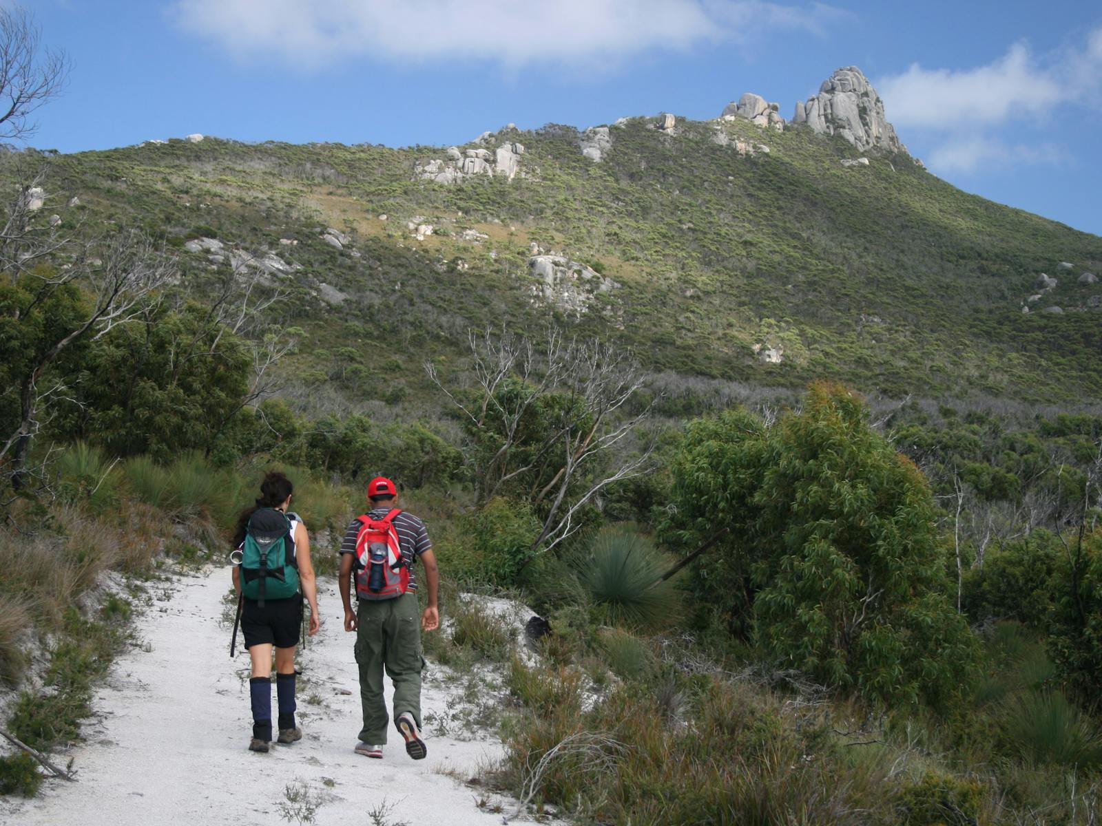 Walkers Look out walk through the Darling Range Flinders Island Tasmania