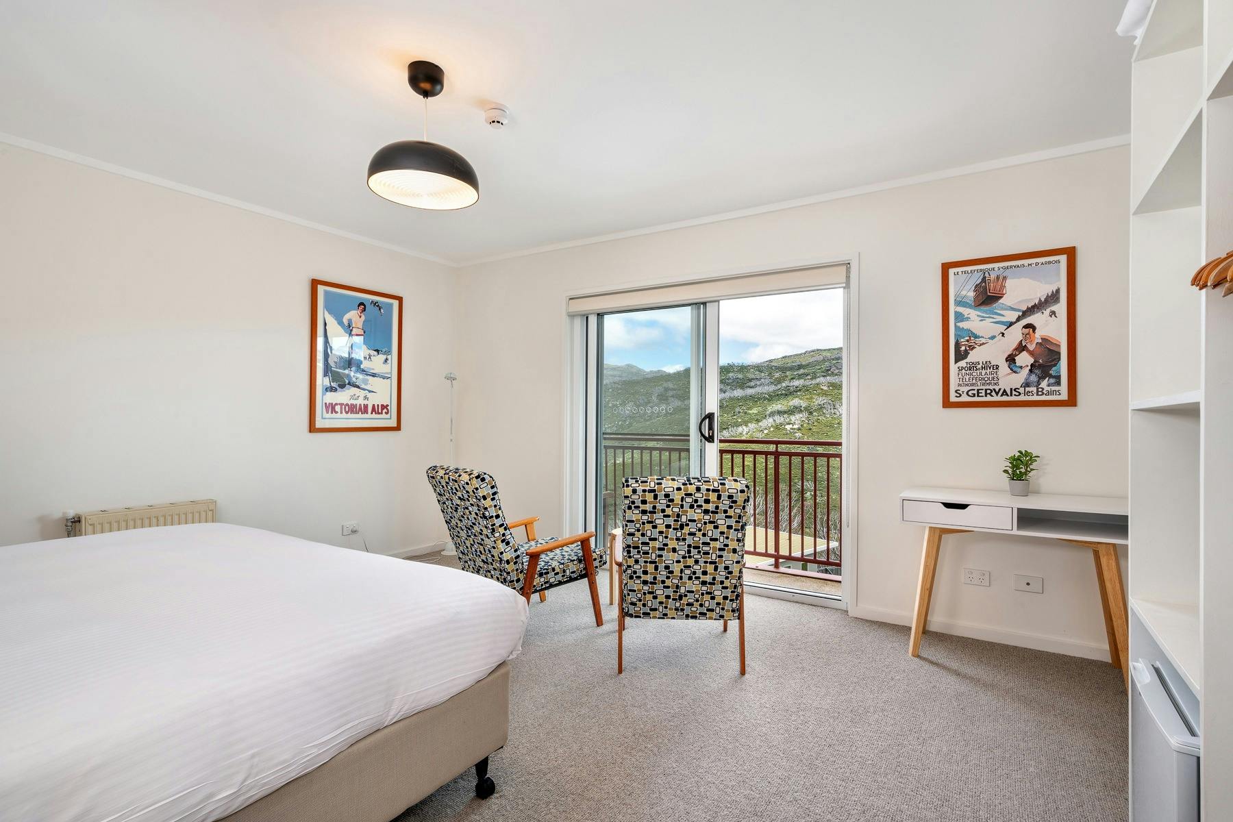 Mountain view with balcony