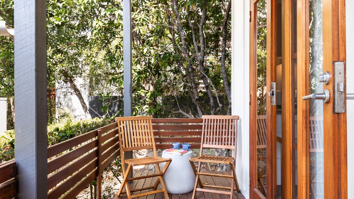 Front balcony area