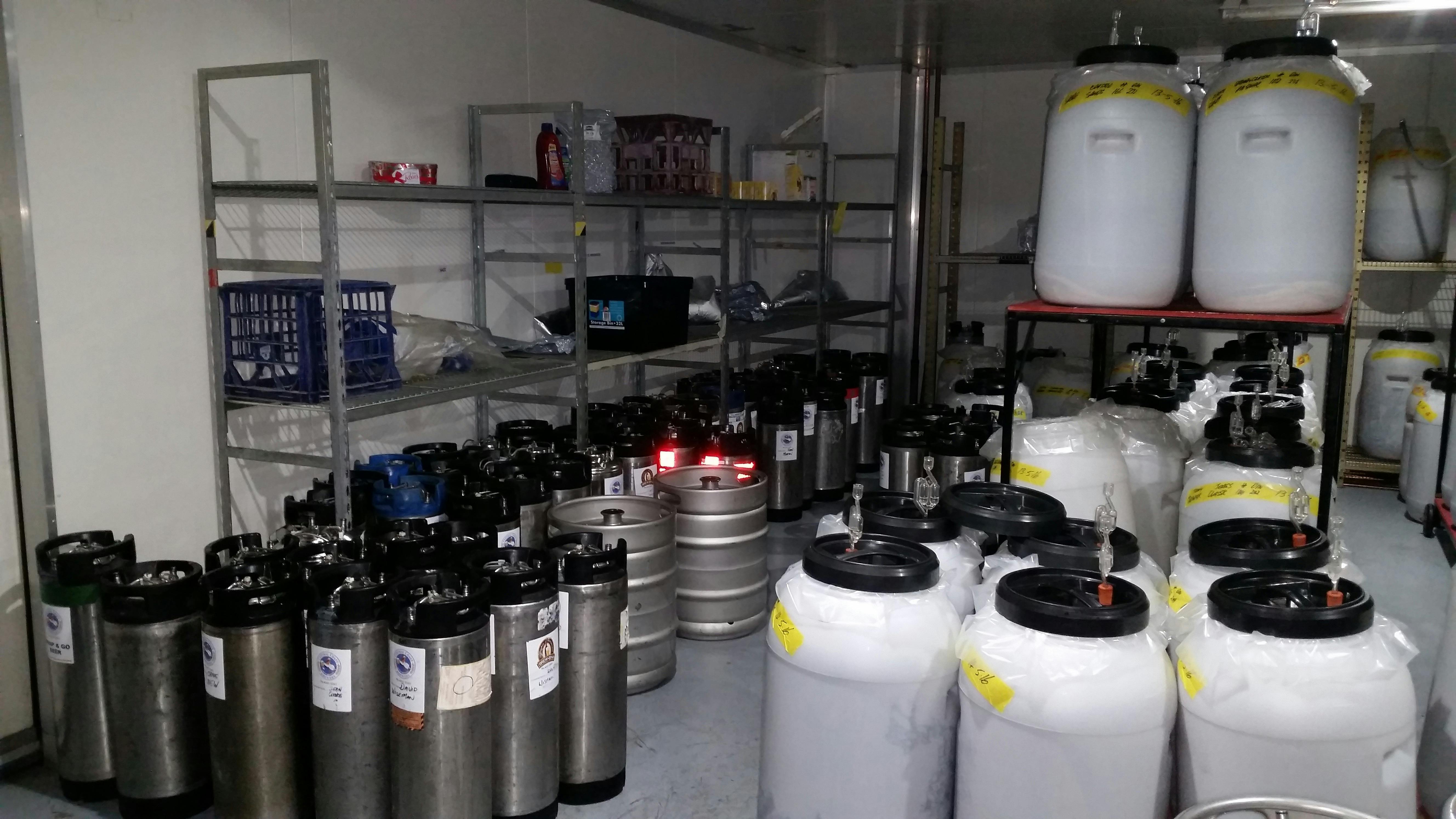 All of our beer is chilled down to 3 degress to stop it's fermenting process, commonly know as cold
