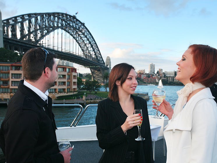 Dine with a view on a Sydney Harbour cruise