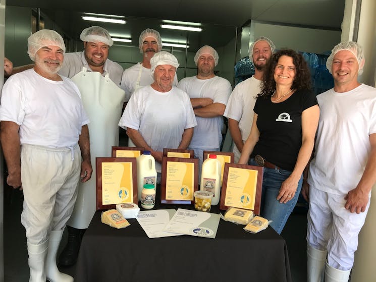 Our Cheese and Dairy Team who make our award winning products!