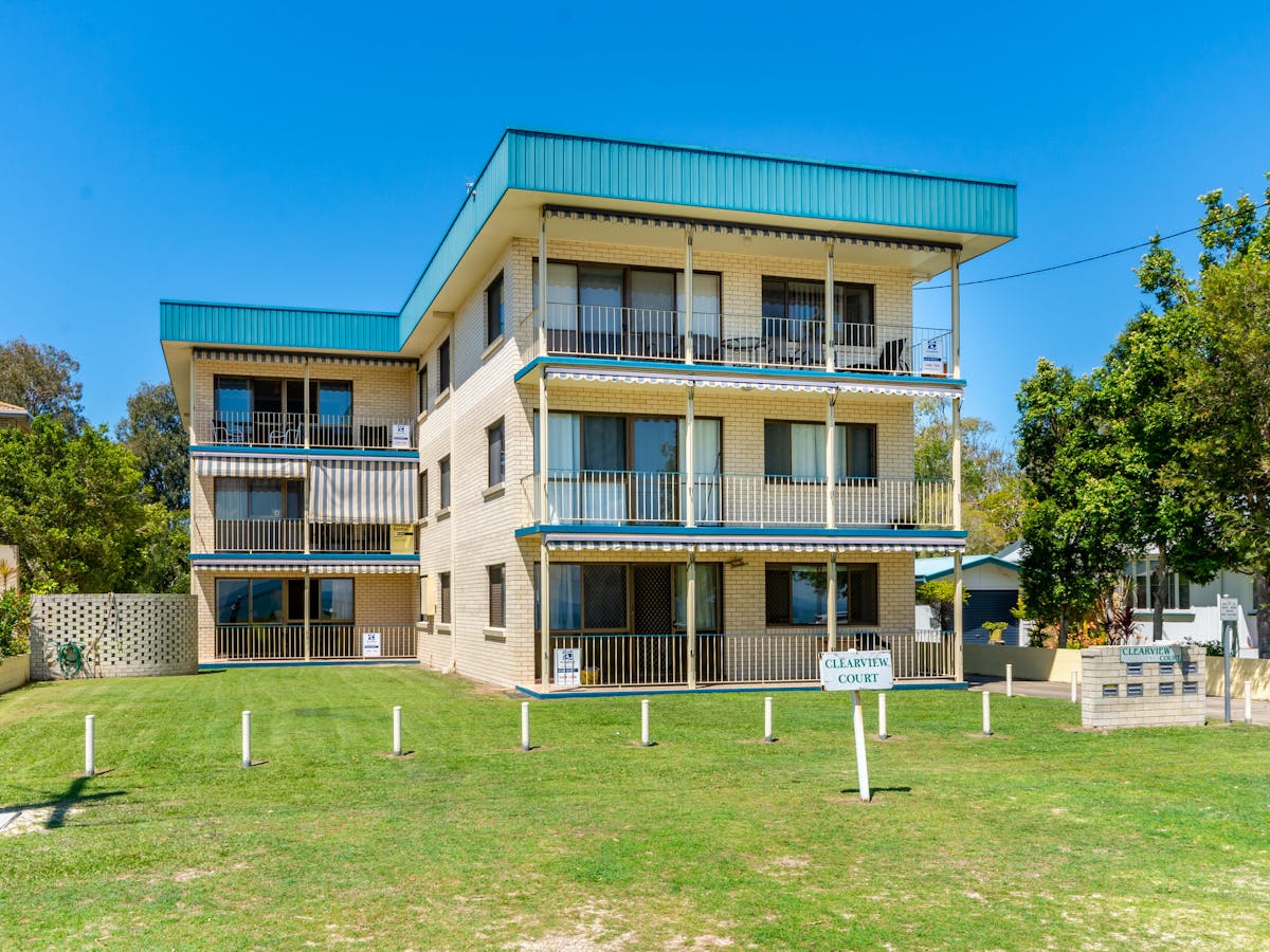 Front of complex Front of complex