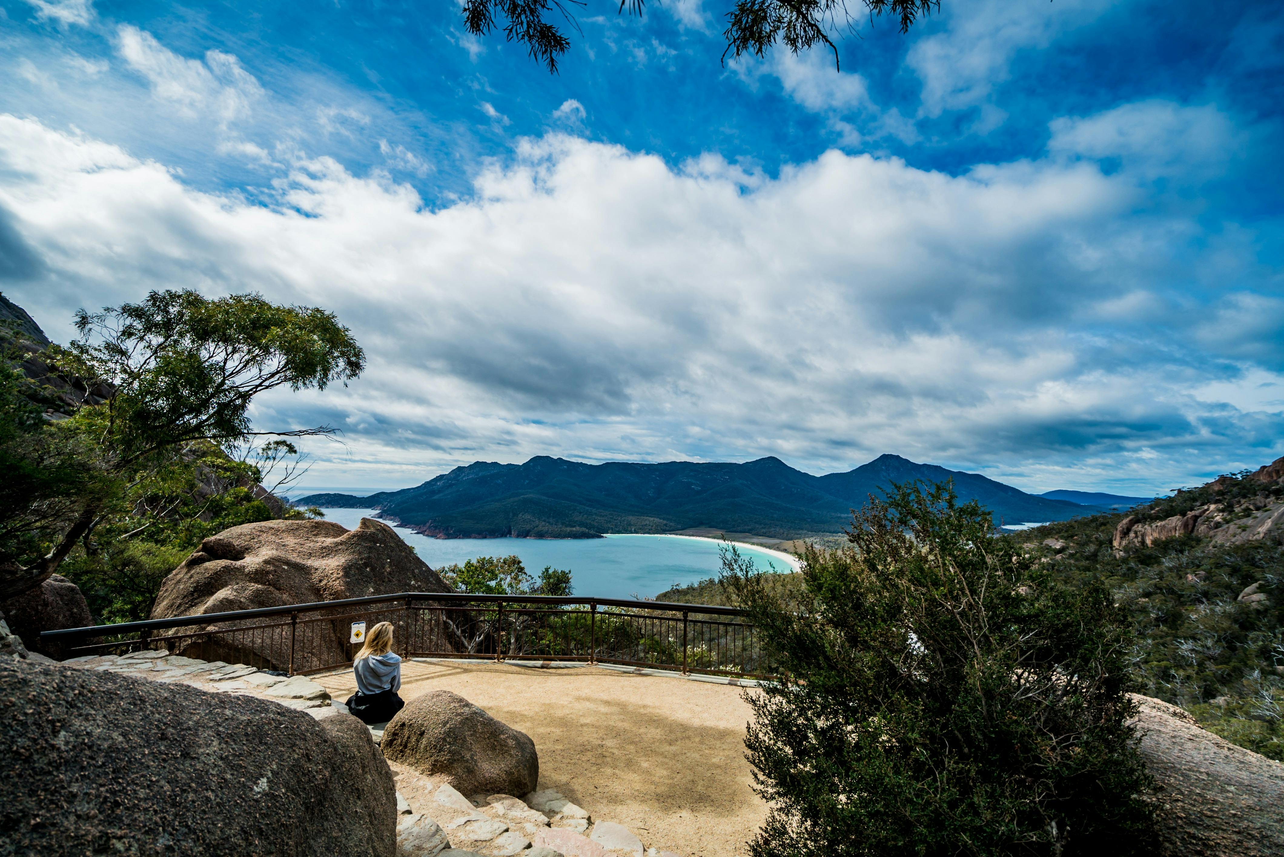 Wineglass Bay from Wineglass Bay Track Lookout