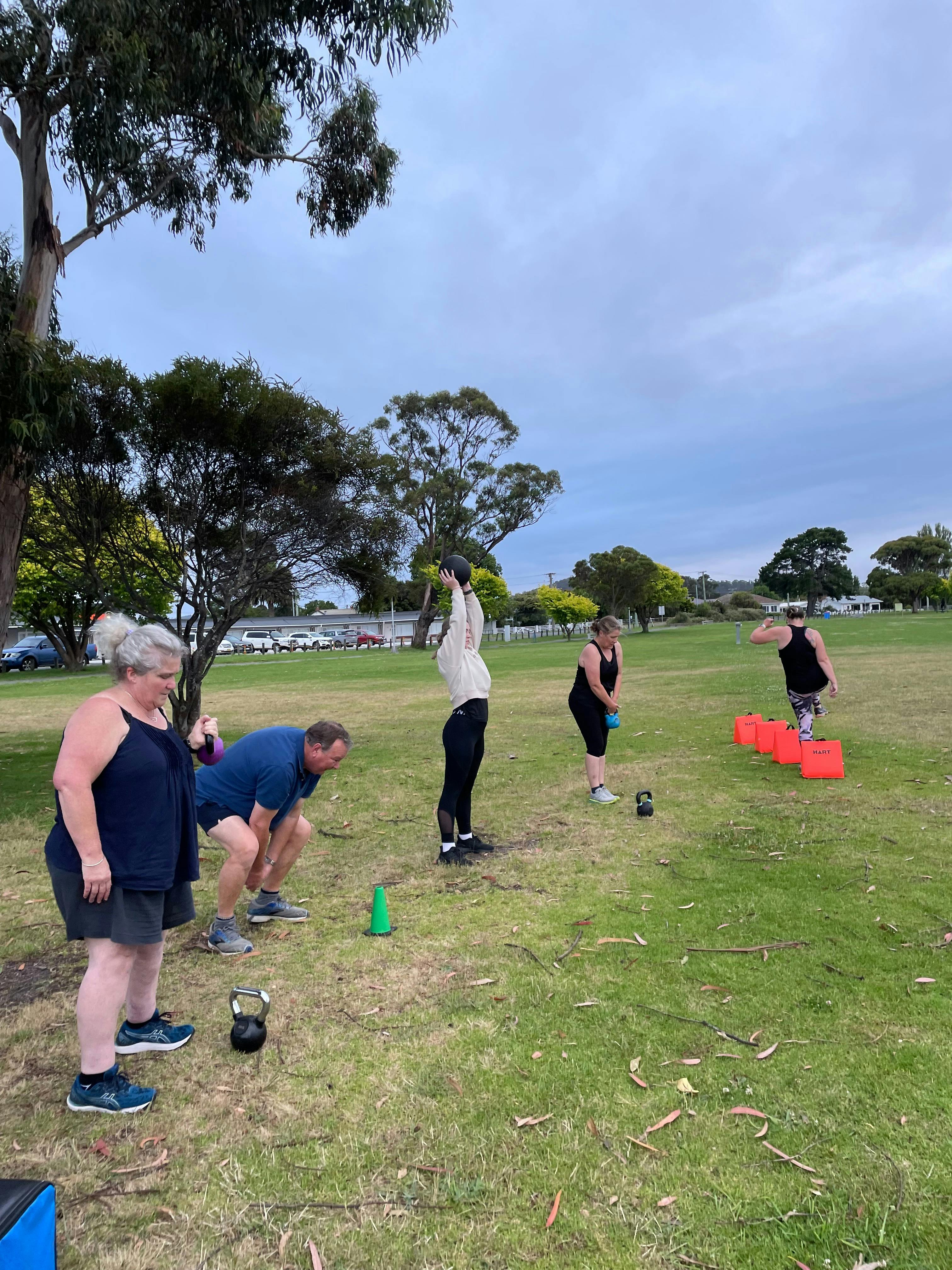 Group Outdoor Fitness session