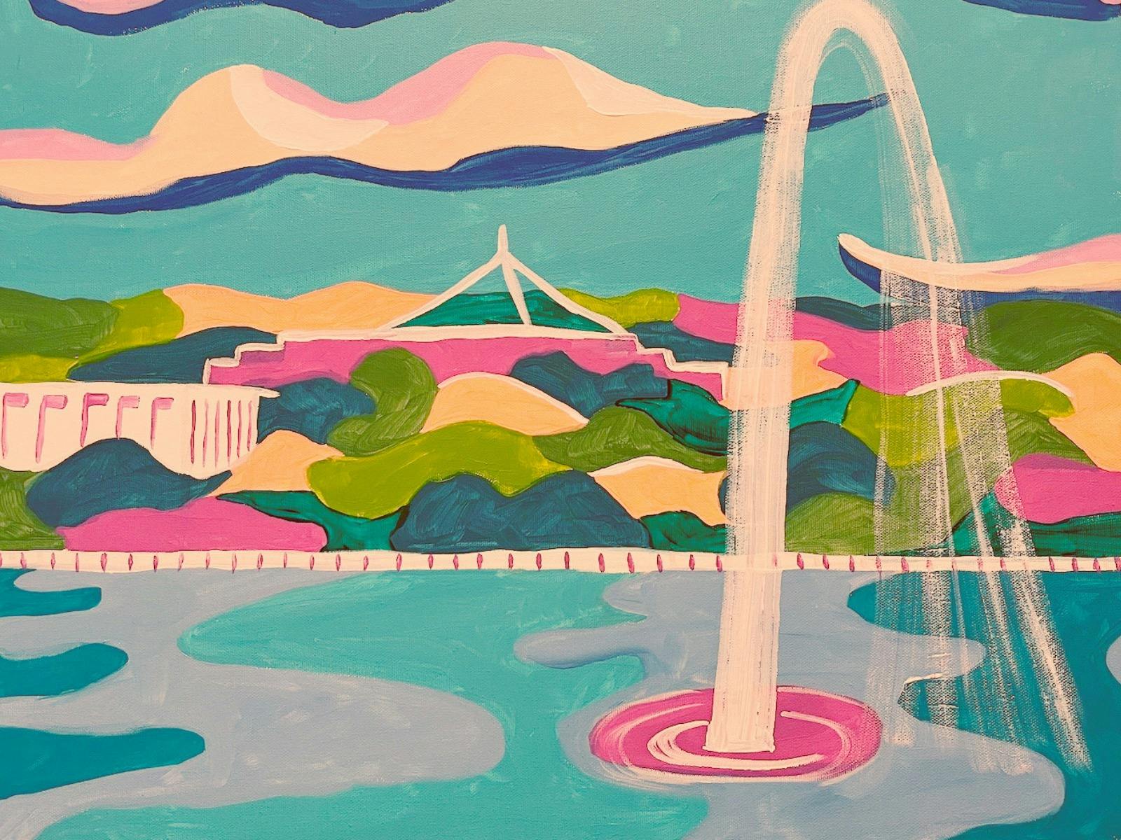 painting of Canberra
