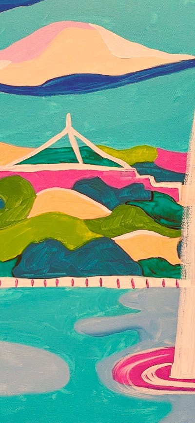 painting of Canberra