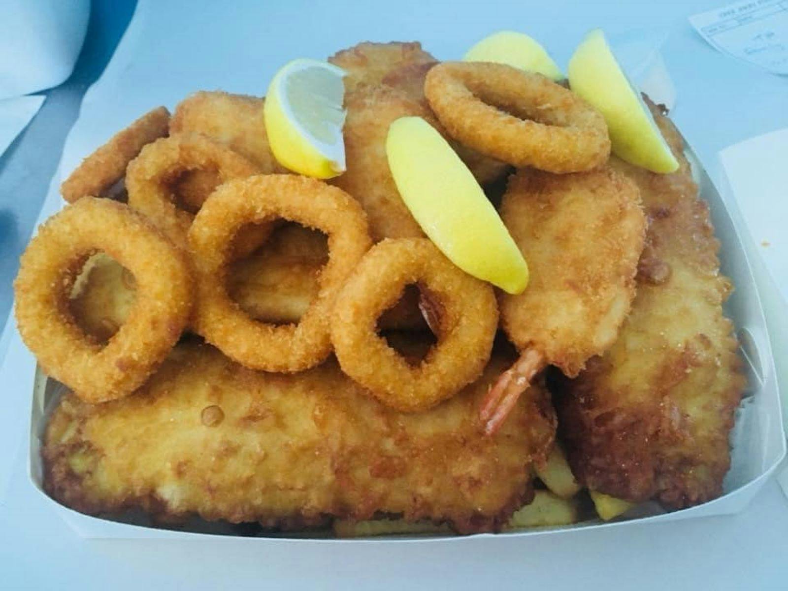 Calamari & Prawn Cutlets