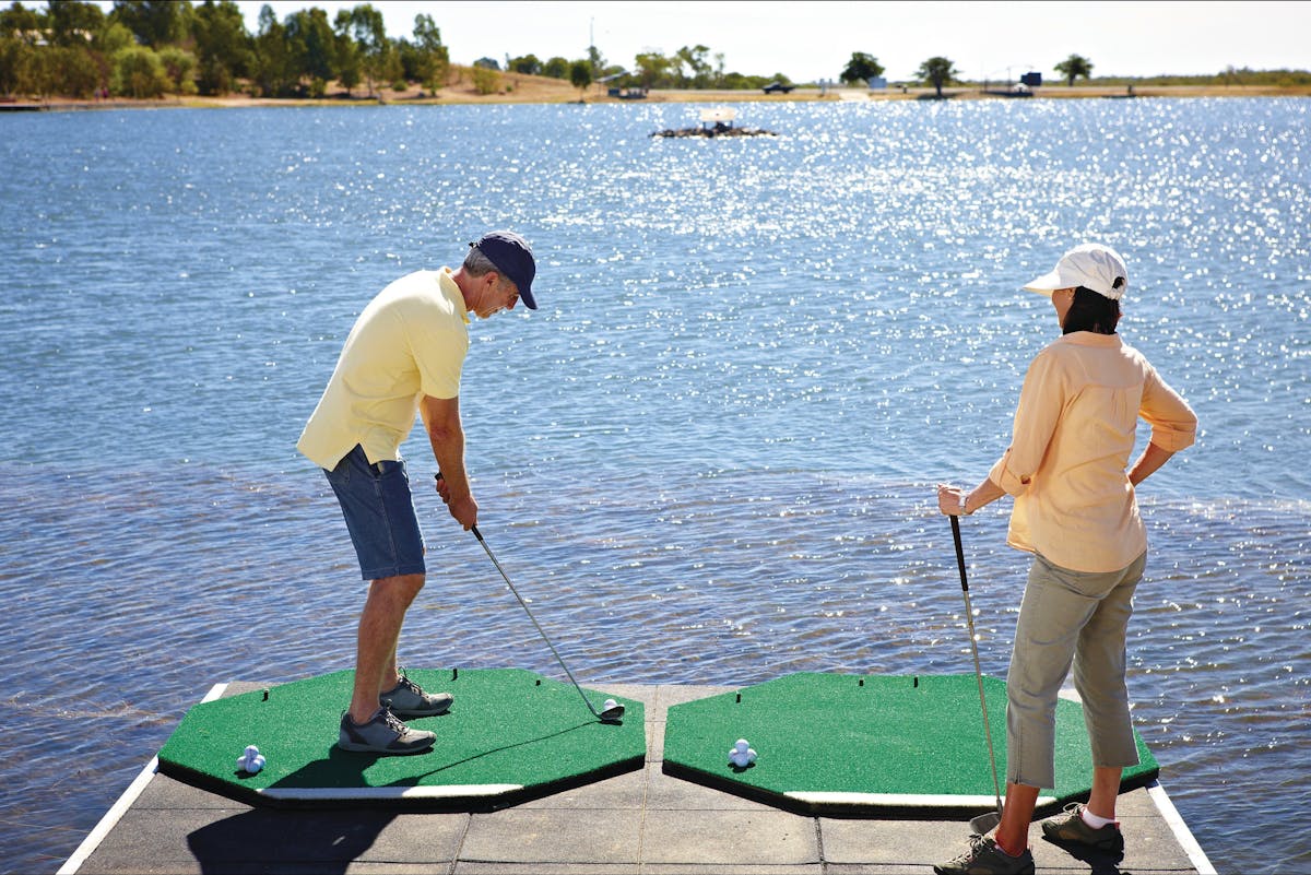 Hole in One at Lake Fred Tritton