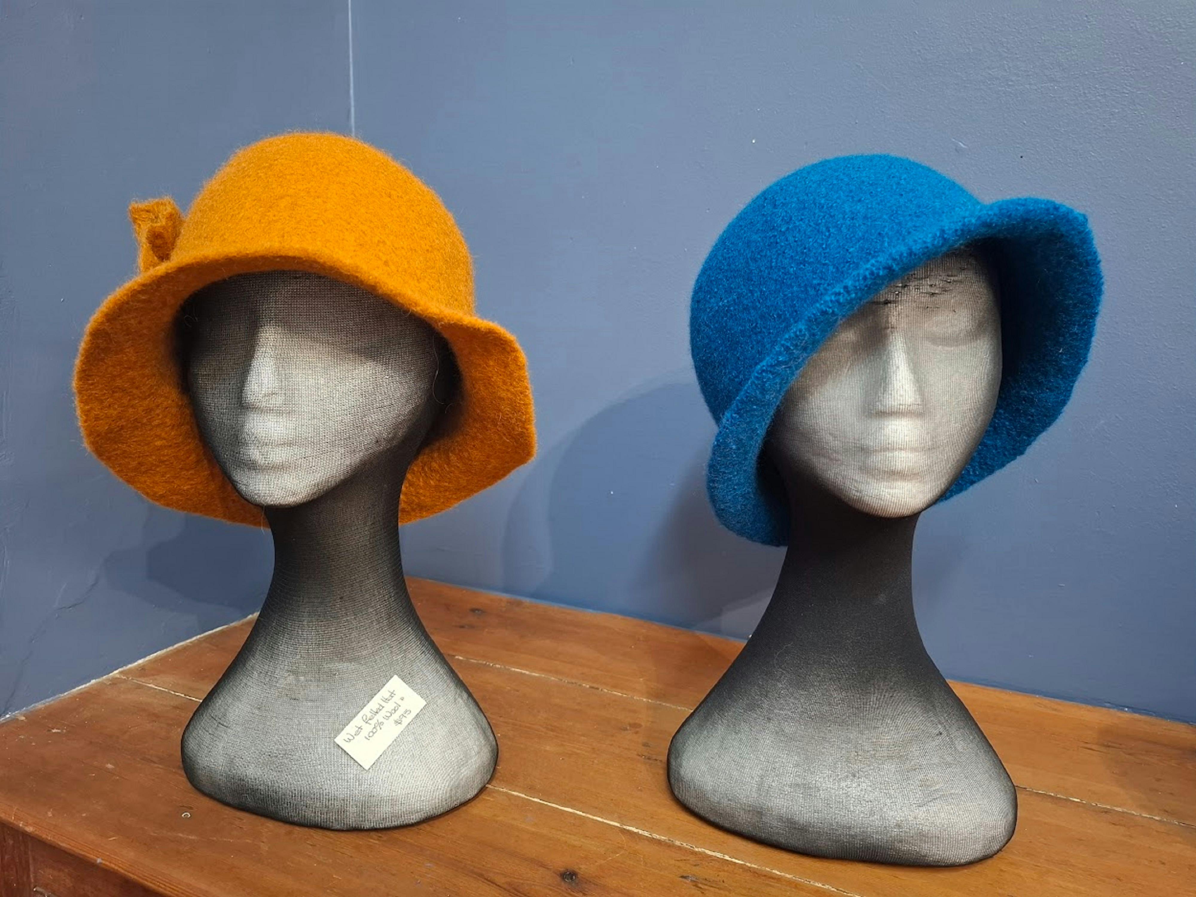HANDMADE SILK N WOOL HATS