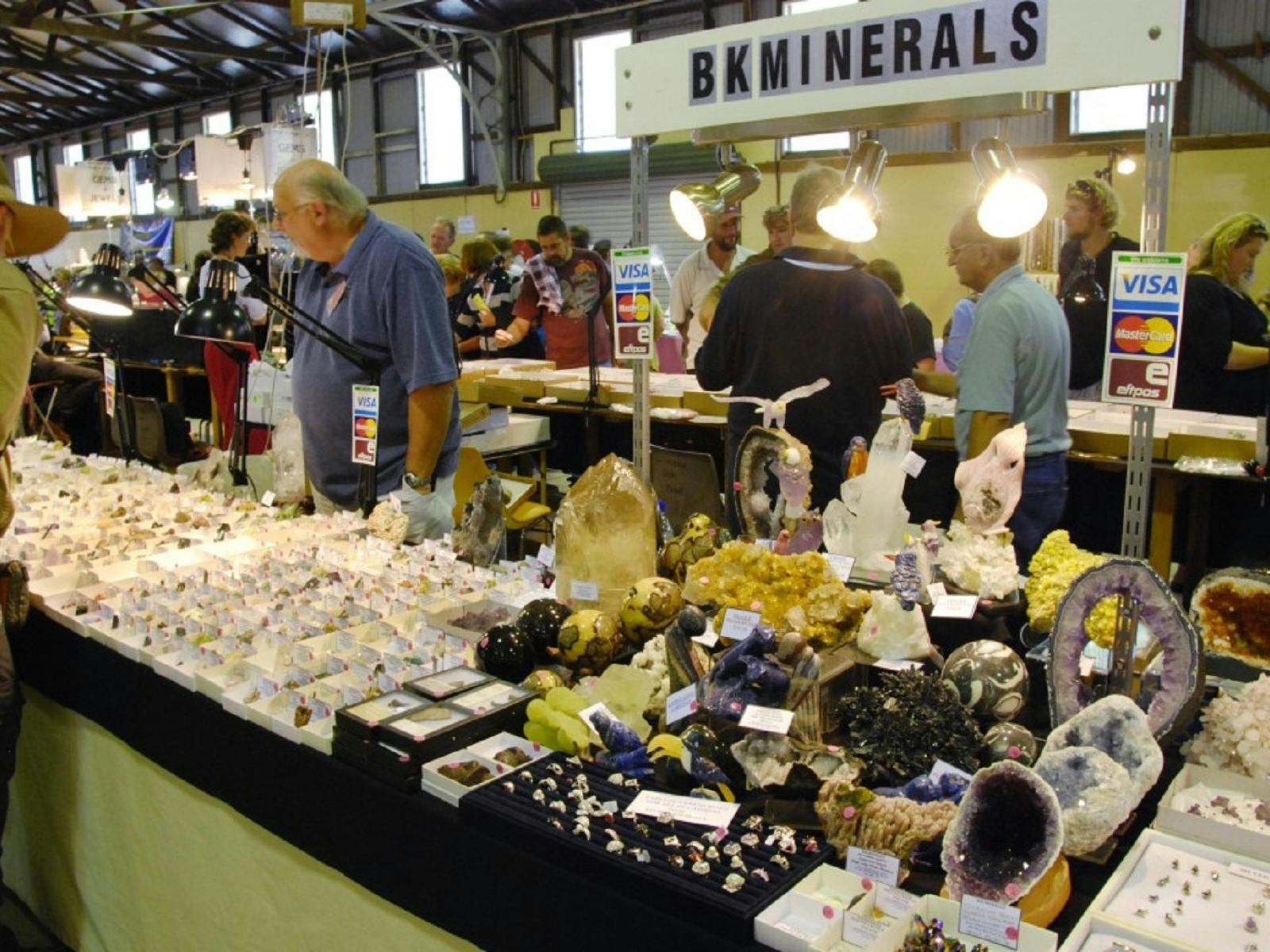 Gemfest stall and stallholder