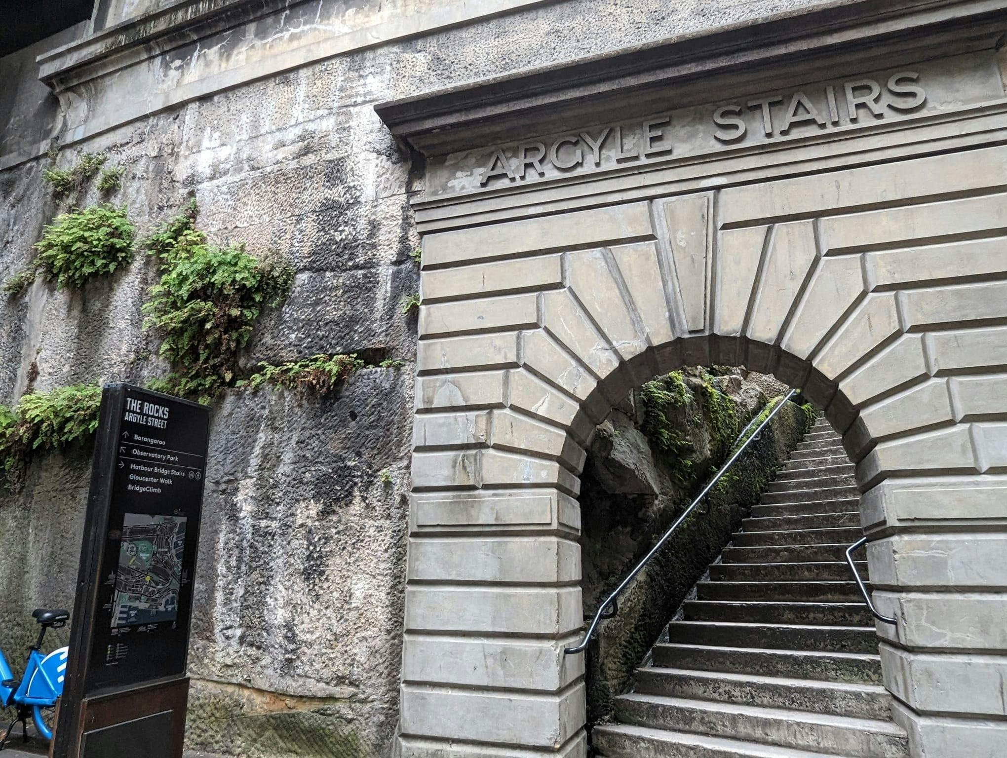 岩石區的阿蓋爾階梯