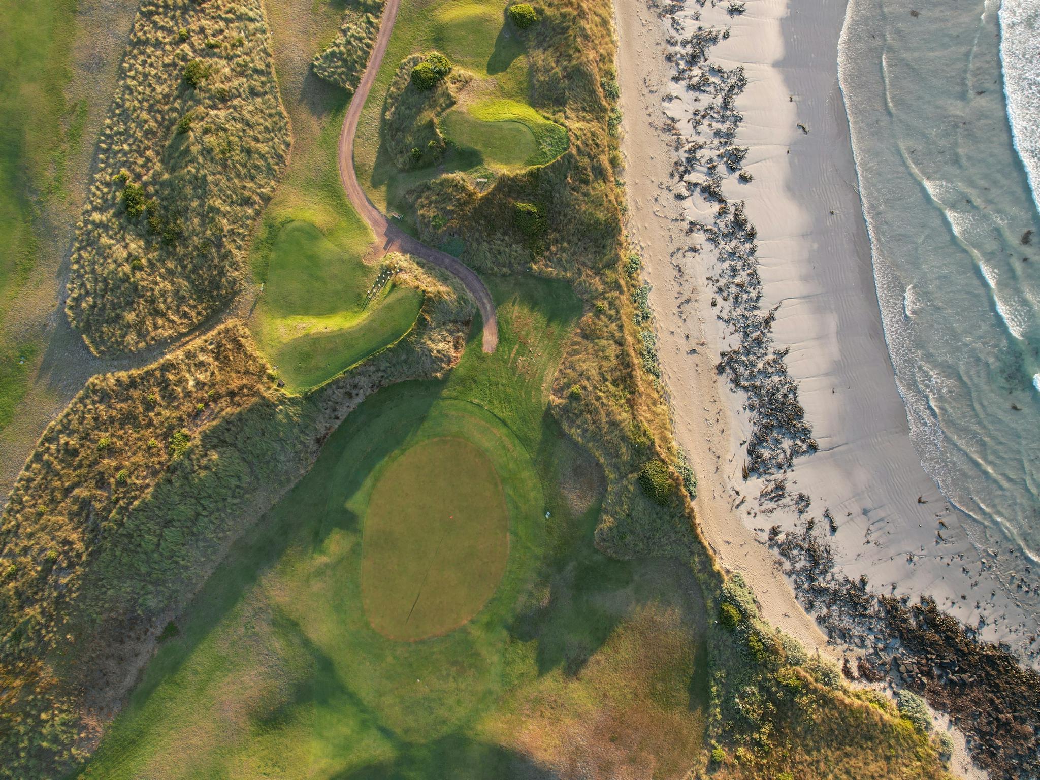 Aerial view of 15th