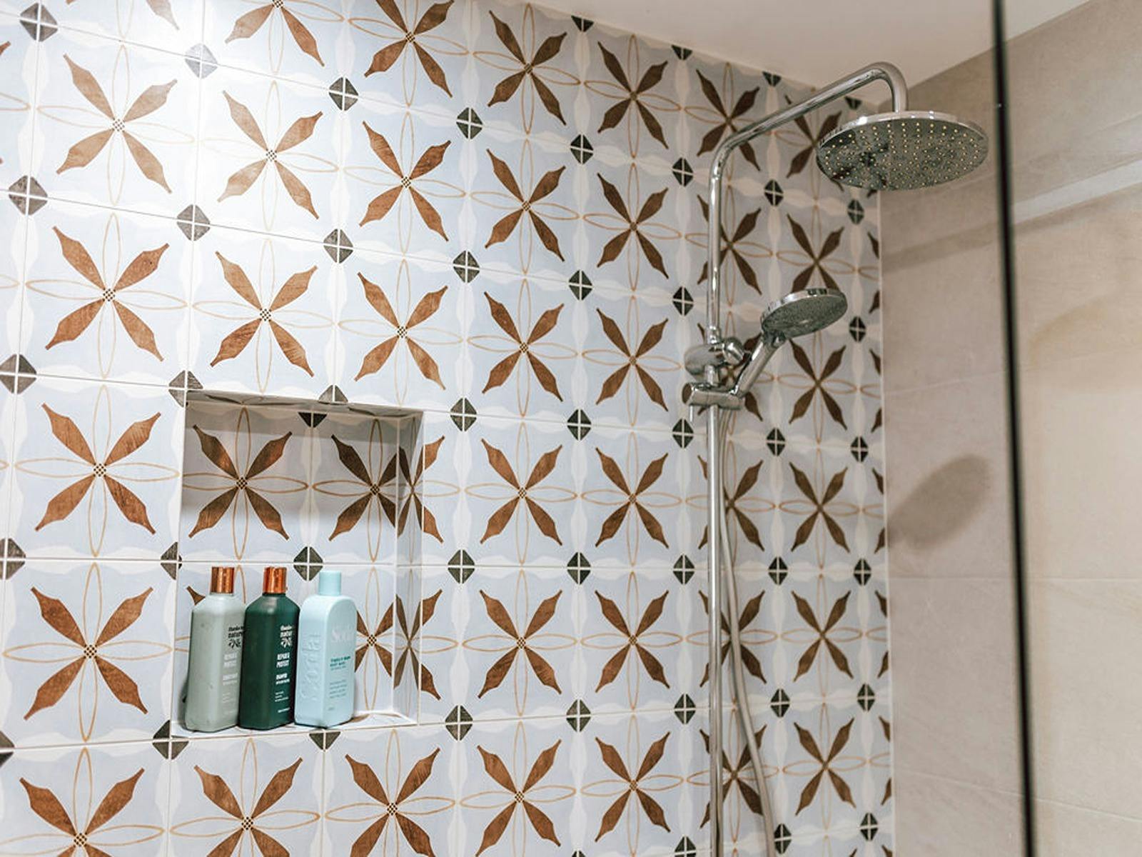 Modern Bathroom with walk in shower and separate toilet