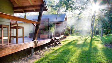 Airlie Beach Eco Cabins. Luxury cabin s nestled in the Australian bush, offering rejuvenation. Airlie Beach Eco Cabins. Luxury cabin s nestled in the Australian bush, offering rejuvenation.
