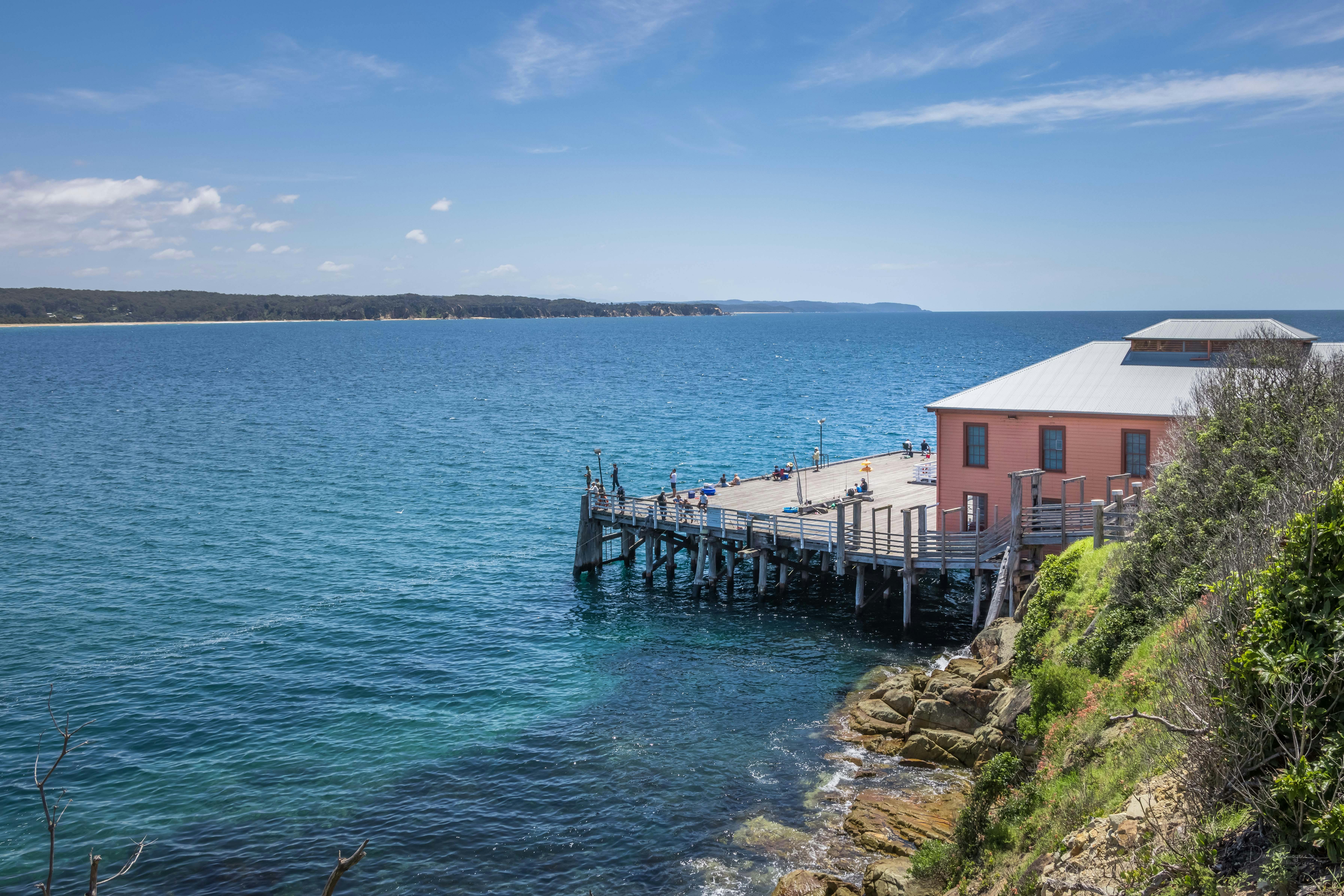 Tathra Wharf, Sapphire Coast NSW, fishing
