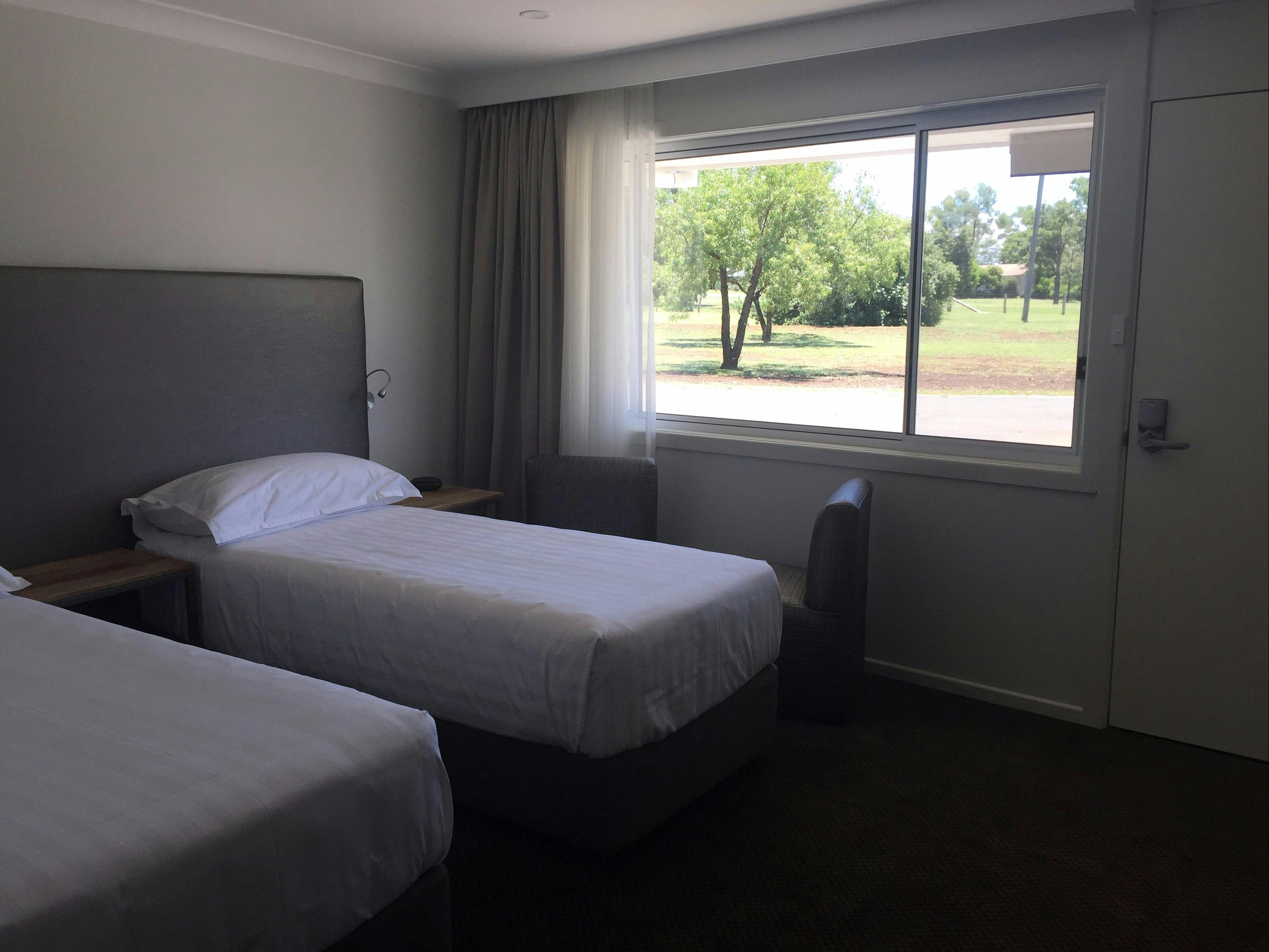 King or Twin bedding available