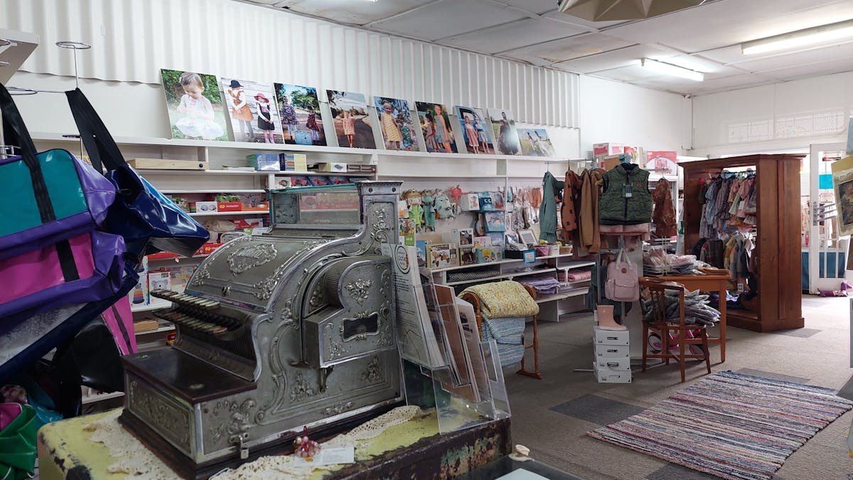 Inside the store