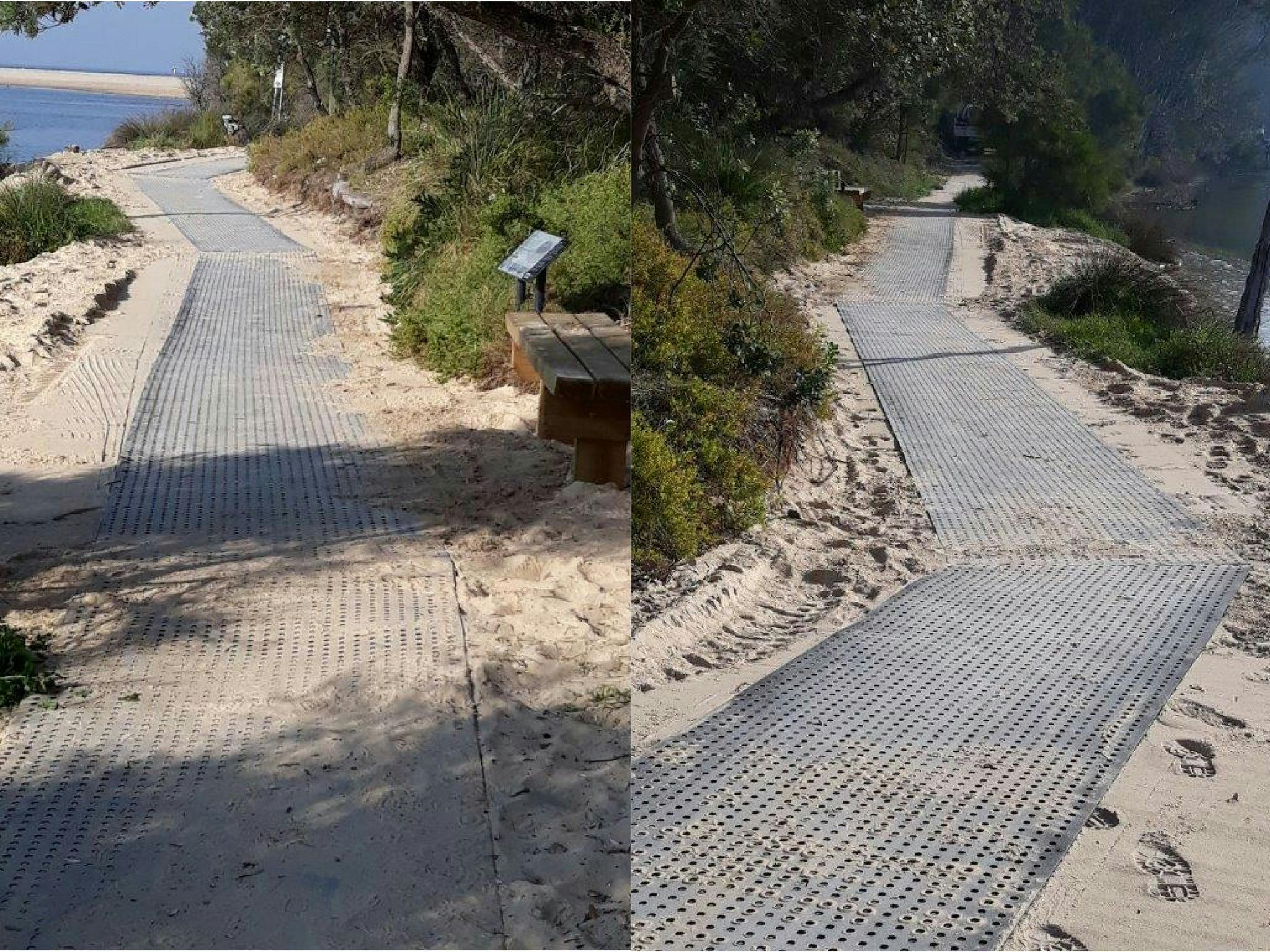 Tabourie, beach access, beach ramp, shoalhaven, accessibility