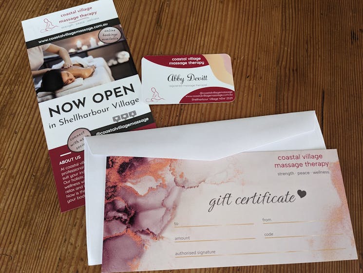 Gift certificates can be purchased for any amount.