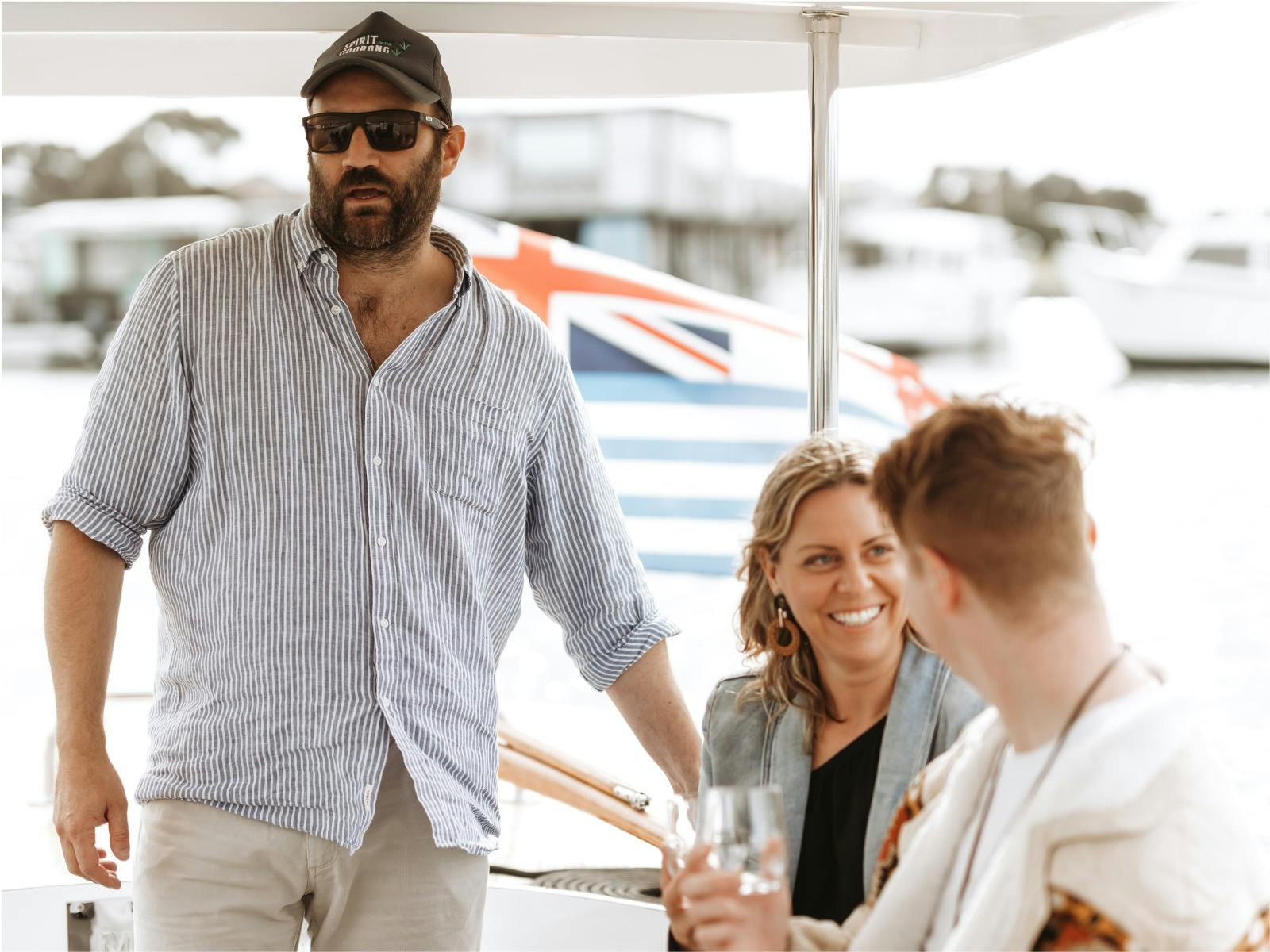 Cruise along while sipping gin or trying our cocktails
