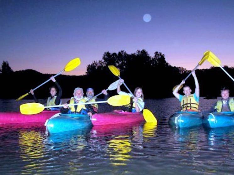 Family on the river - FullMoon