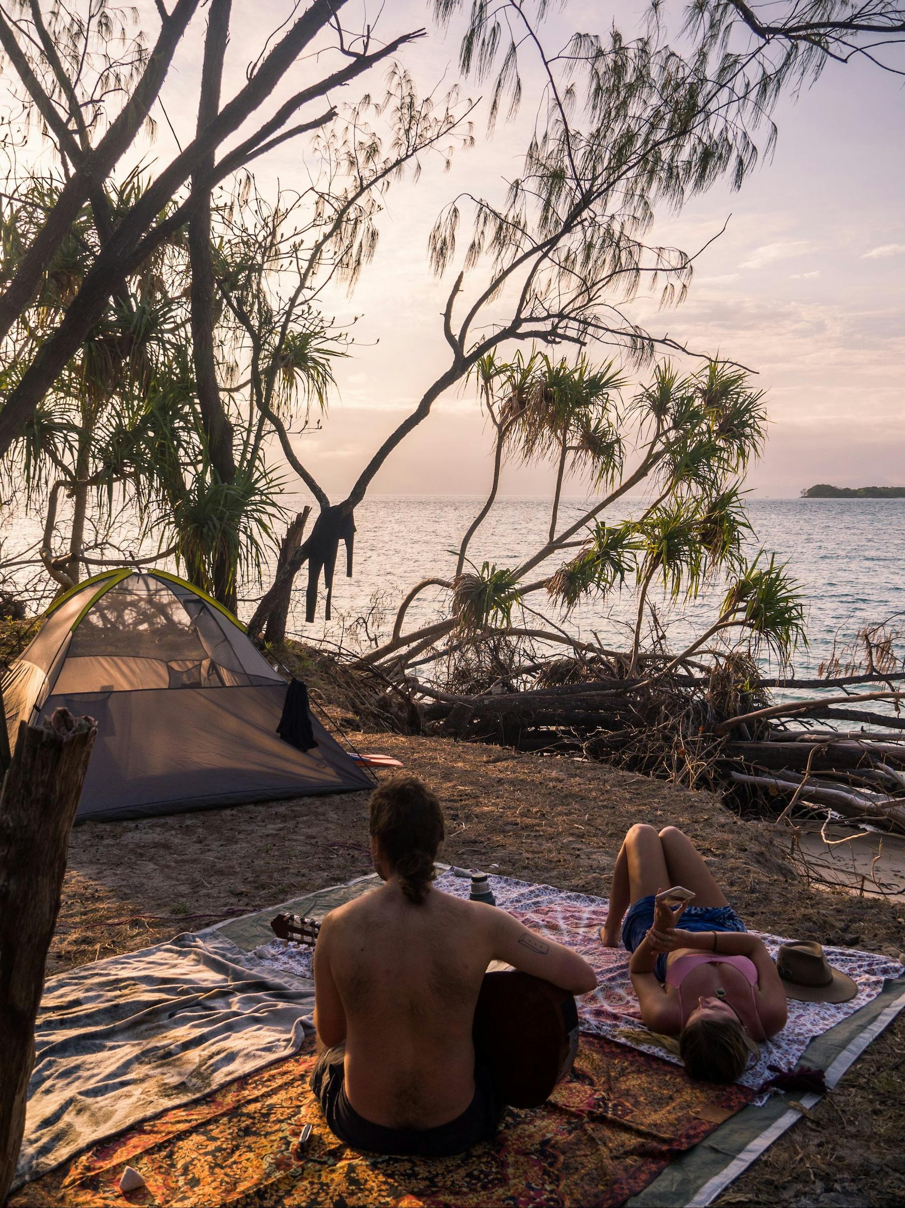 Russell Island Camping transfers by Frankland Islands Reef Cruises