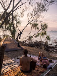 Russell Island Camping transfers by Frankland Island Reef Cruises