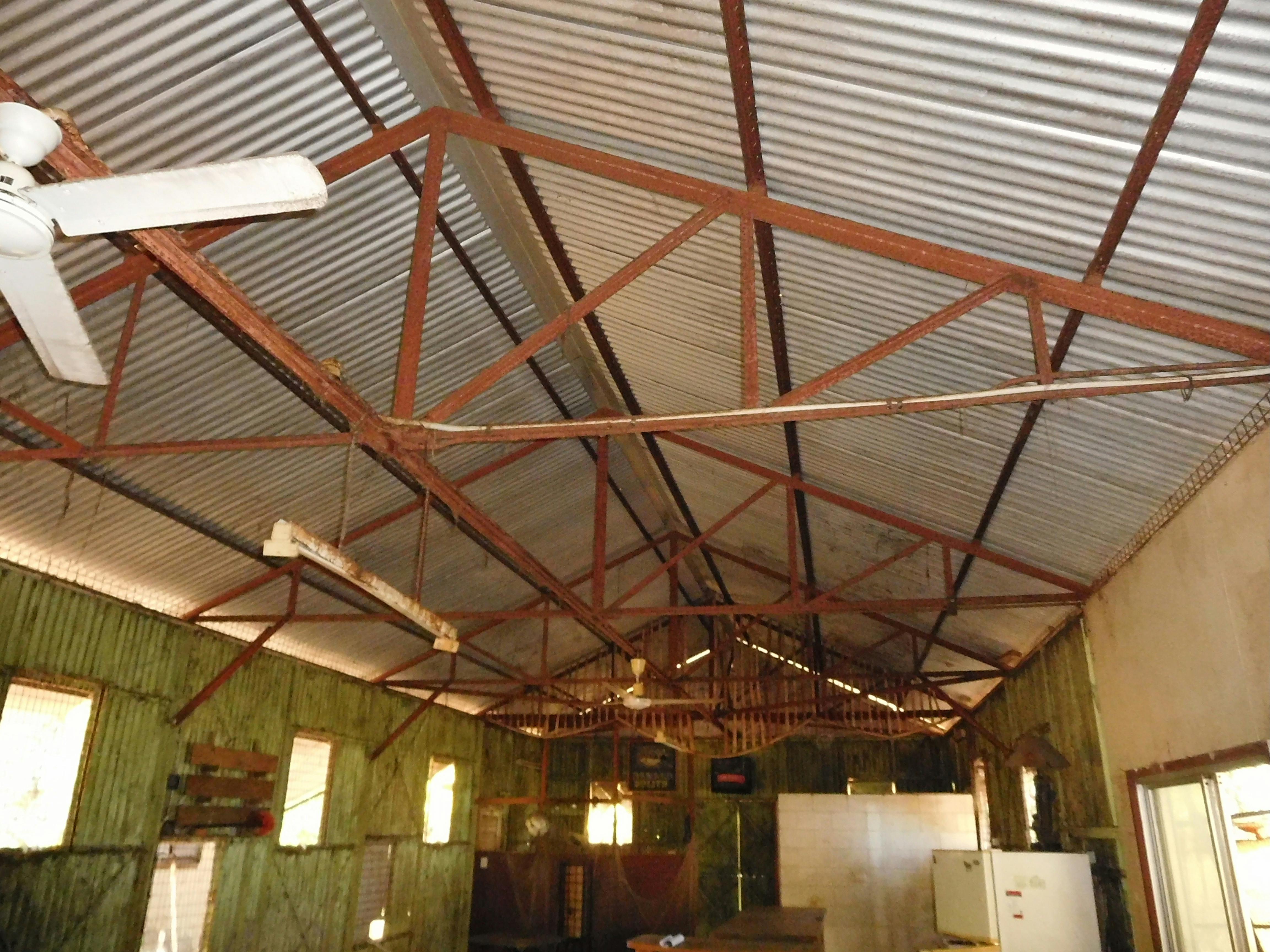 Interior View of Pee Wee hut at East Point