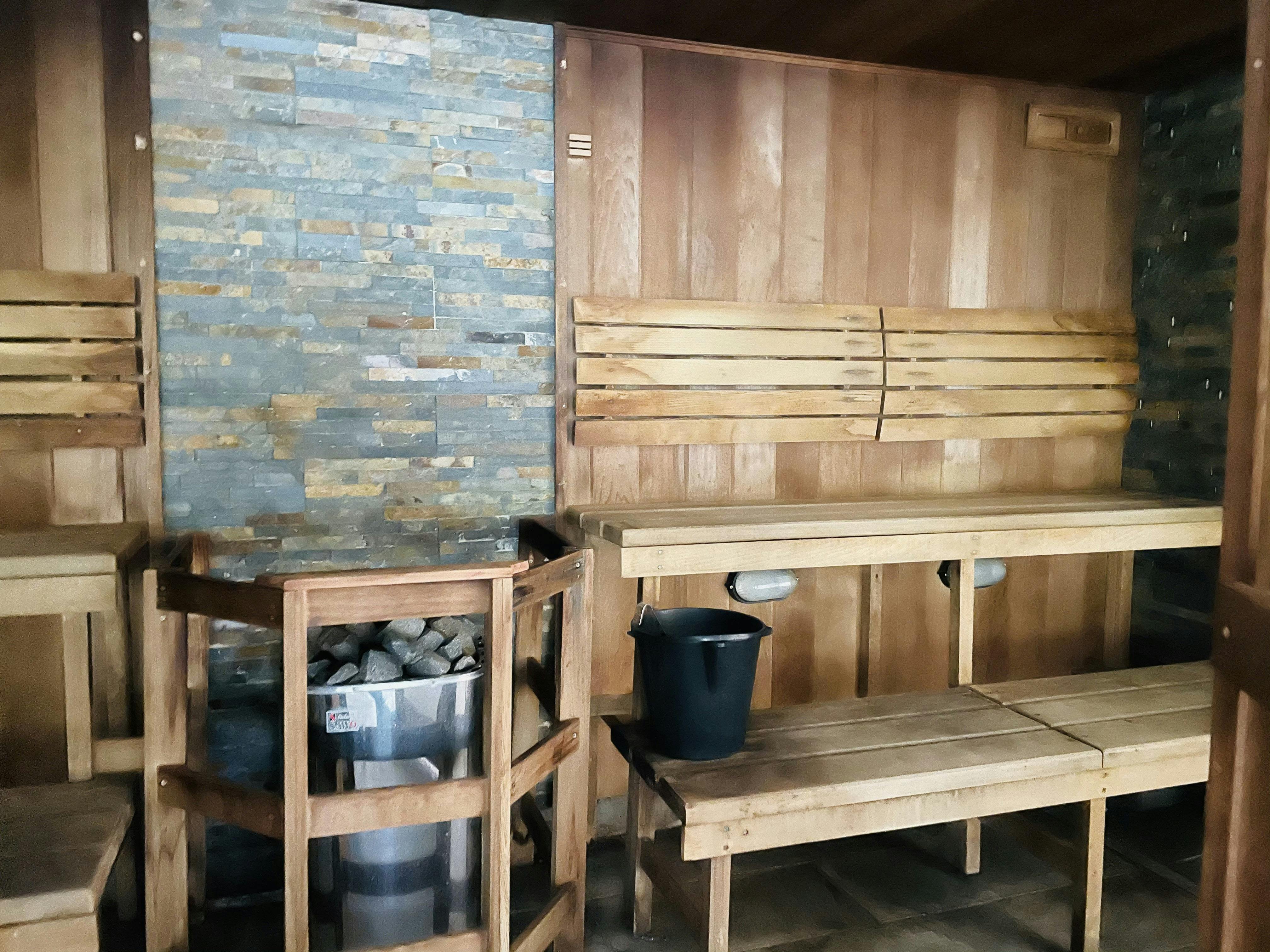 Sauna room at Heritage