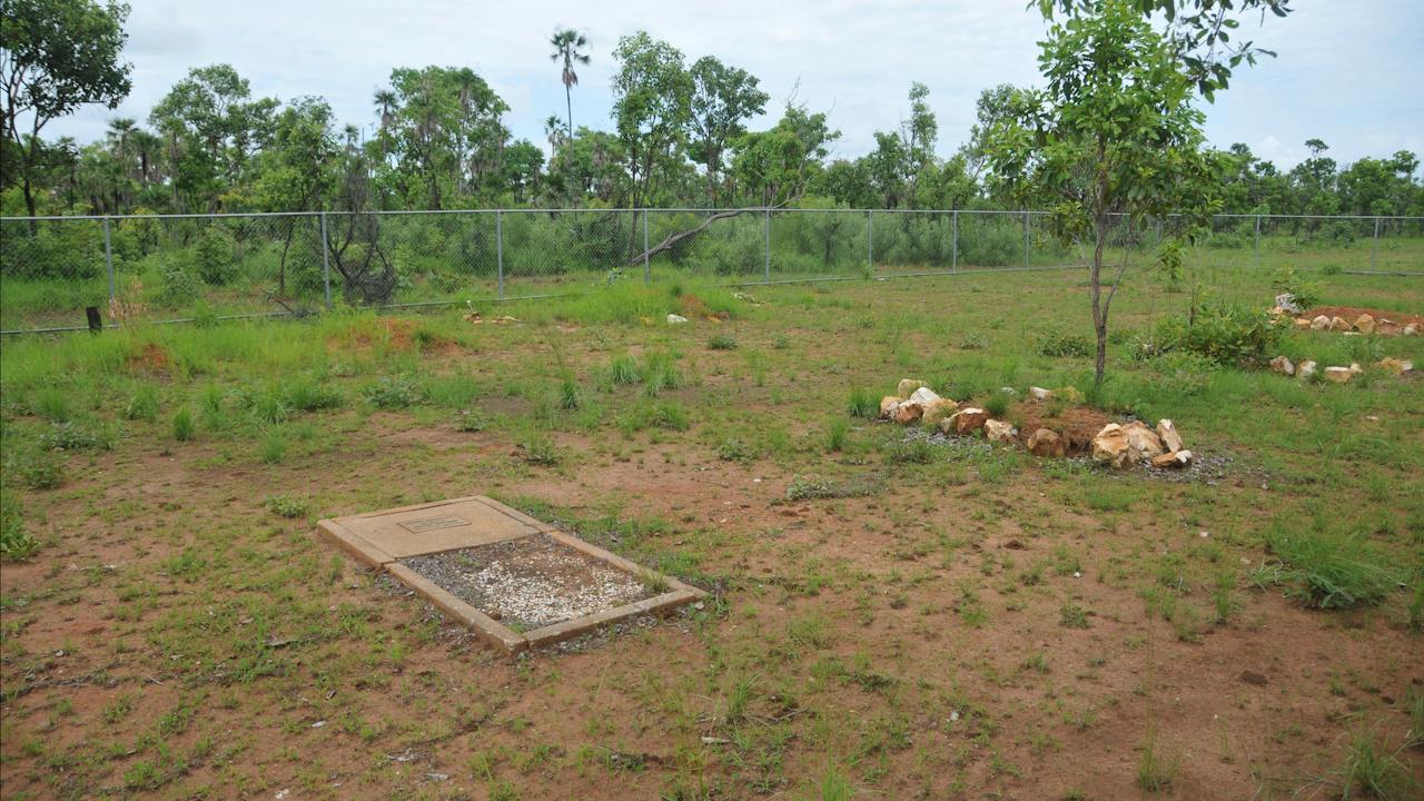 Grave site.